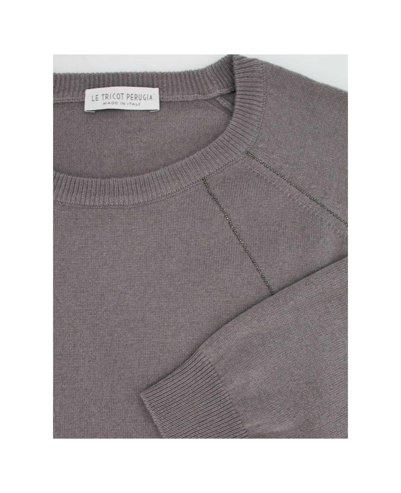 Le Tricot Perugia Sweater - MIDDLE GREY