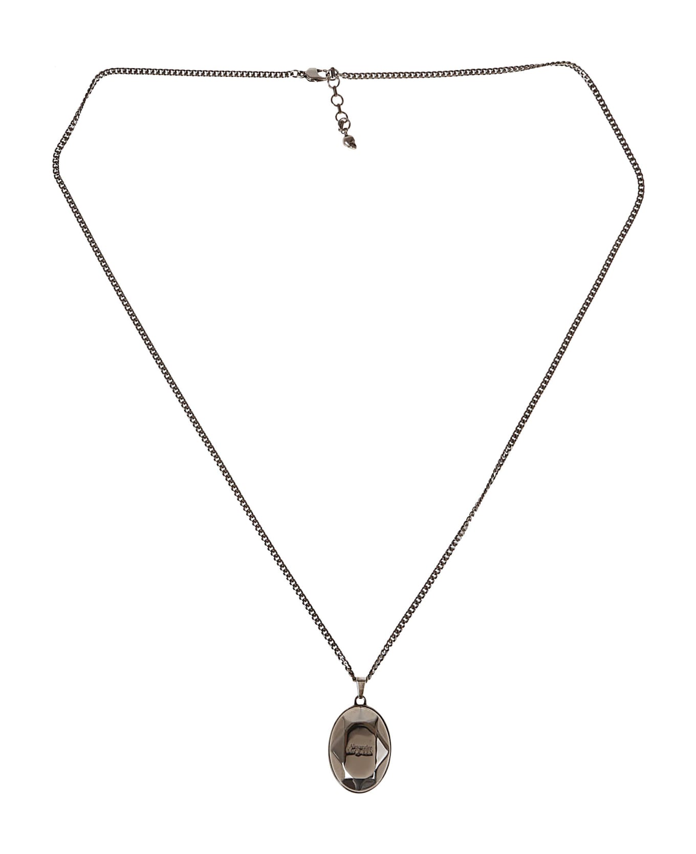 Alexander McQueen Faceted Stone Necklace - Sil V B Antil