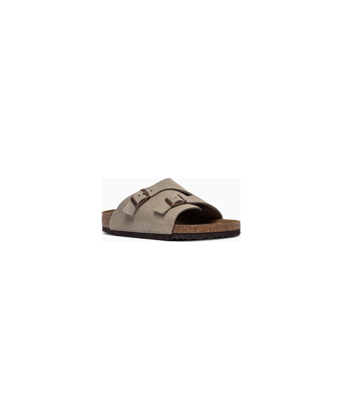 Birkenstock Zurich Suede Sandals - Grey