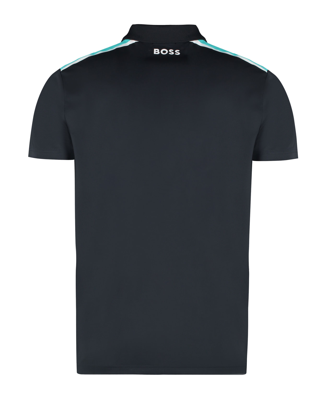 Hugo Boss Techno Jersey Polo Shirt - BLUE