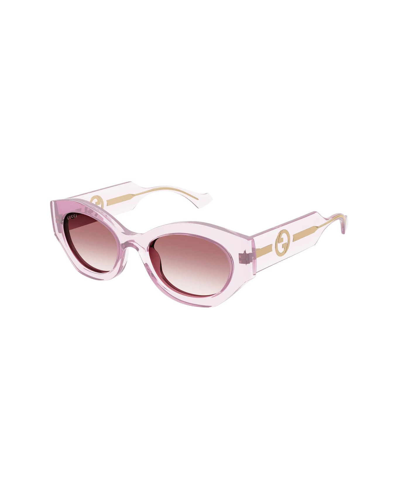 Gucci Eyewear Gg1553s Linea Gucci Lido 003 Pink Pink Red Sunglasses - Rosa