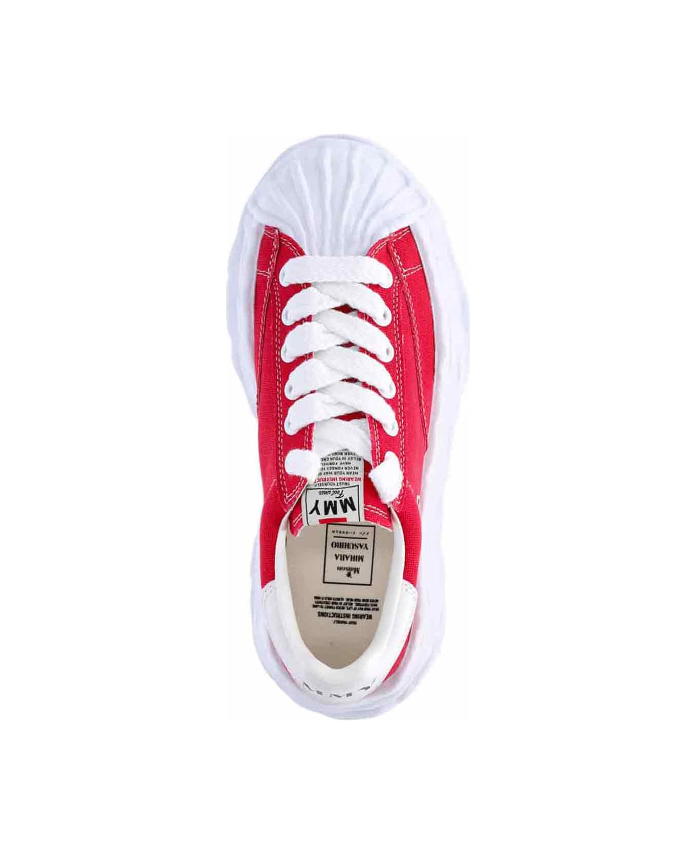 Mihara Yasuhiro 'blakey' Low-top Sneakers - RED