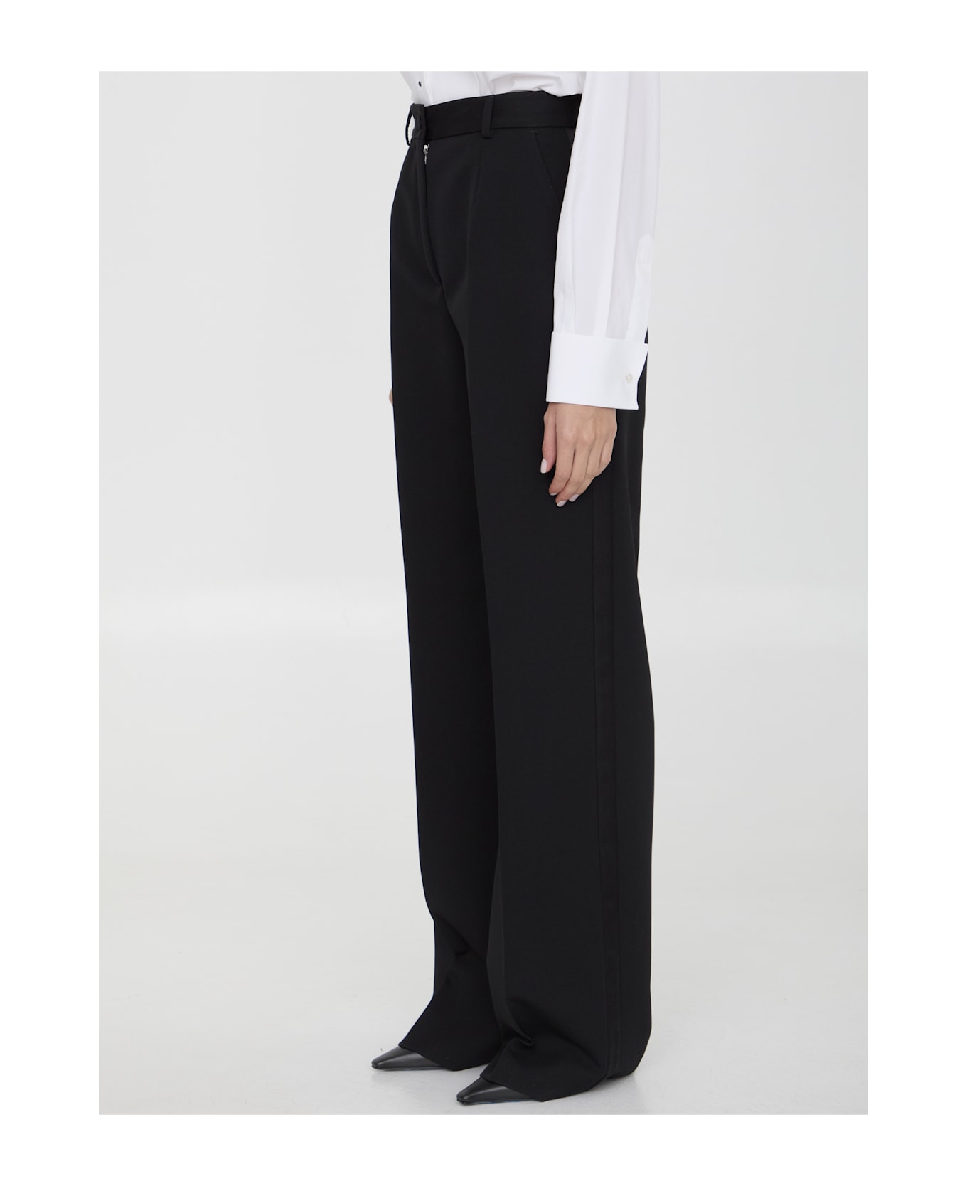 Dolce 
Gabbana Gabardine Tuxedo Pants - Black