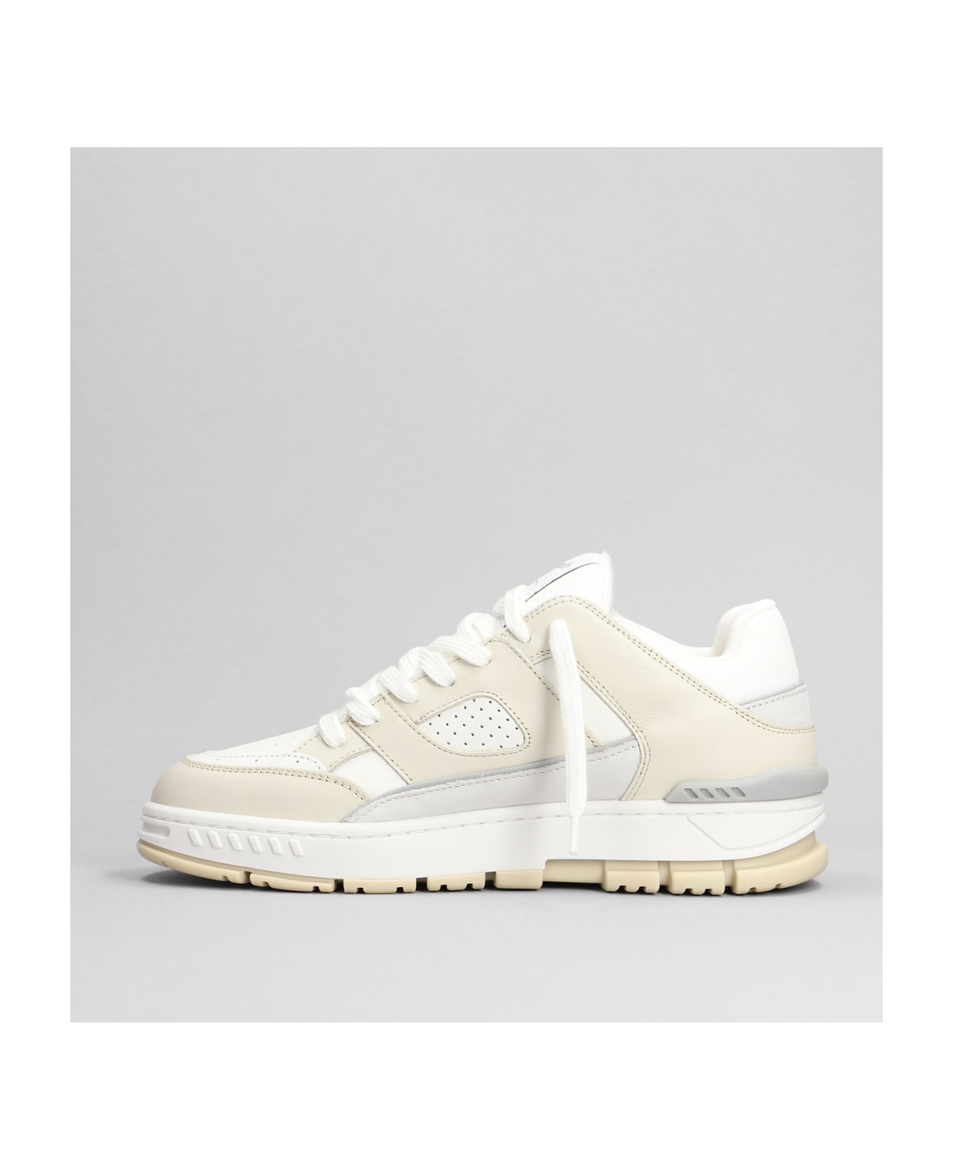 Axel Arigato Area Lo Sneakers In Beige Leather - NEUTRALS/WHITE