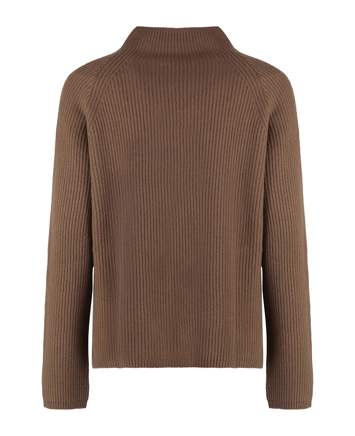 'S Max Mara Elica Wool And Cachemire Turtleneck Pullover - Camel