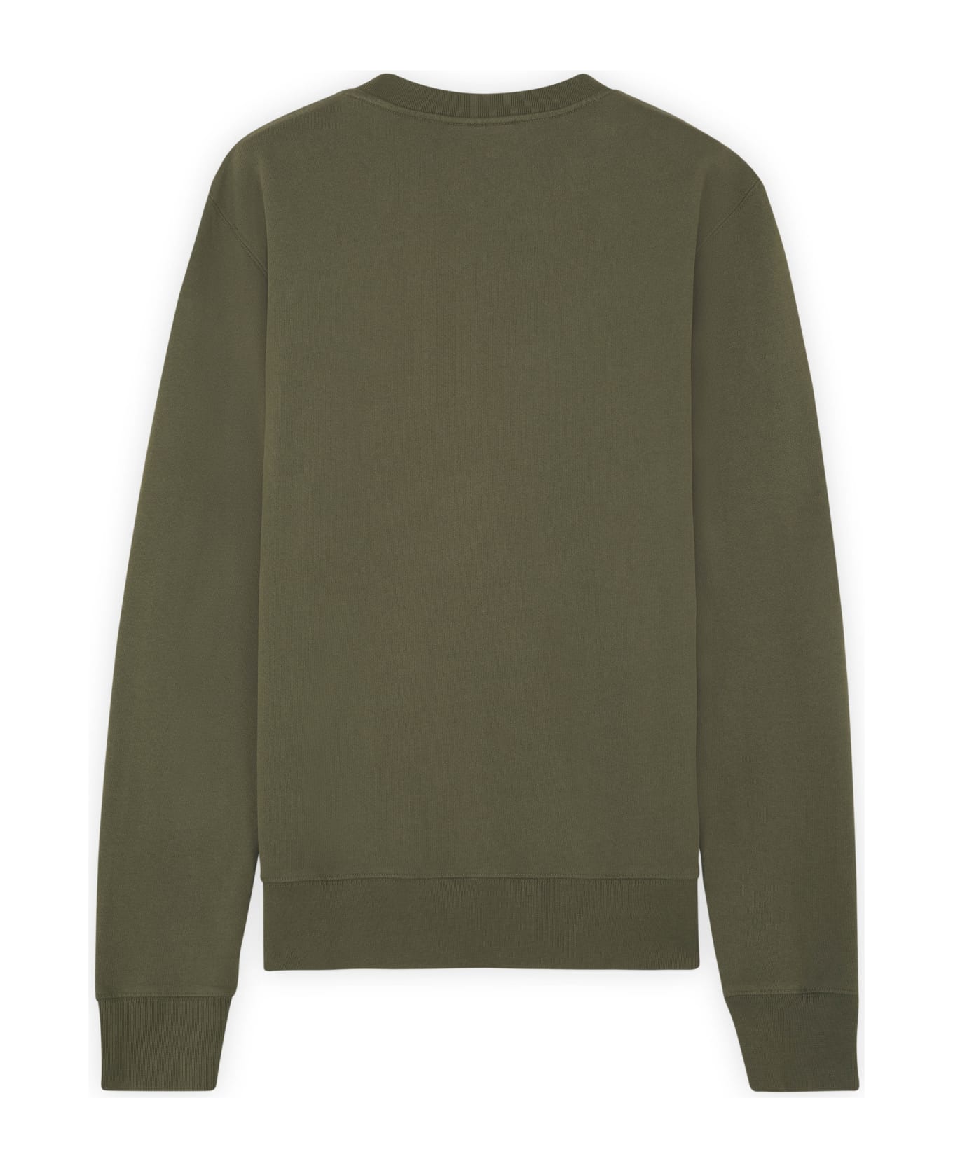 Maison Kitsuné Chillax Patch Regular Sweatshirt - Military Green フリース