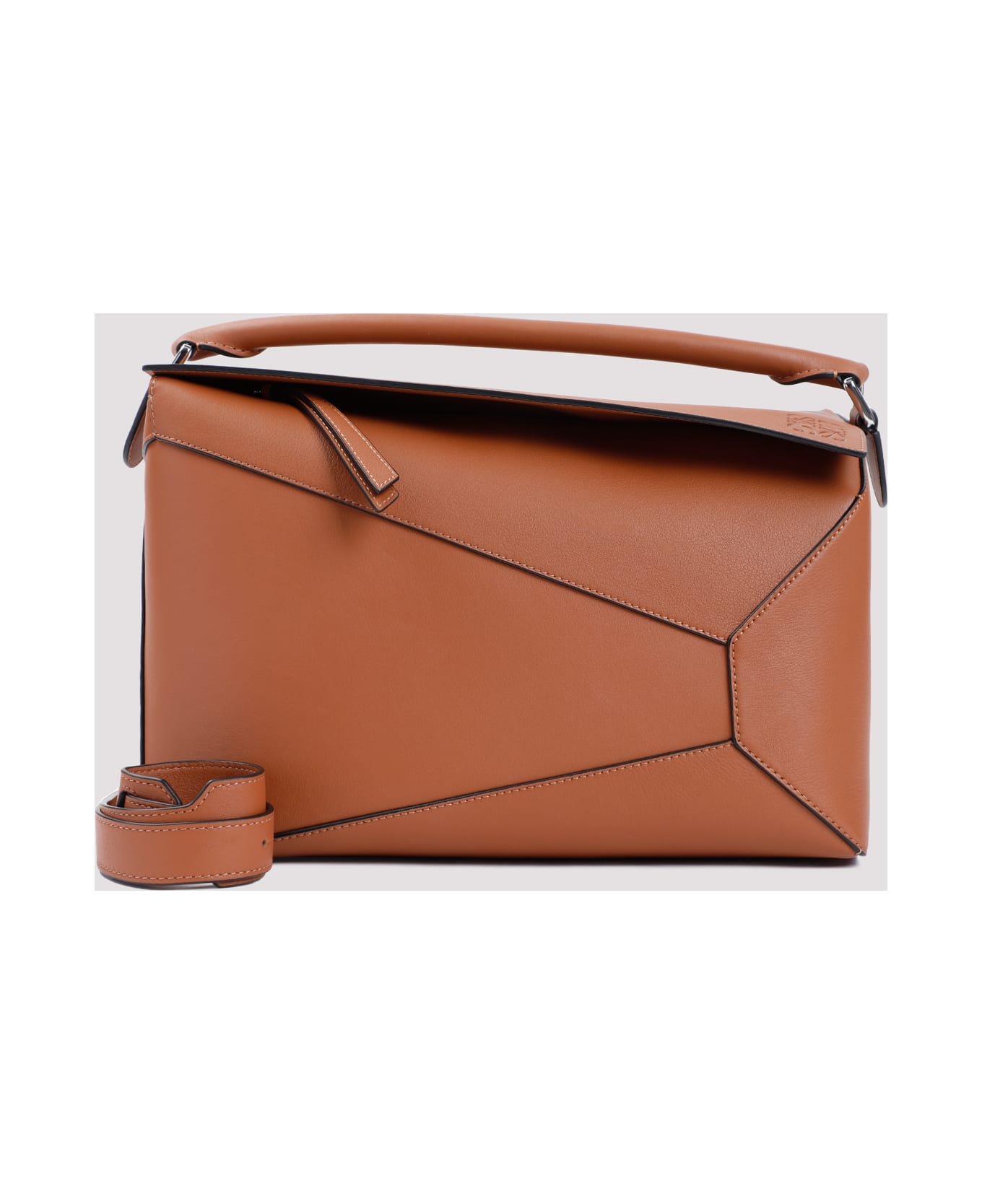 Loewe Puzzle Edge New Large Shoulder Bag - Tan