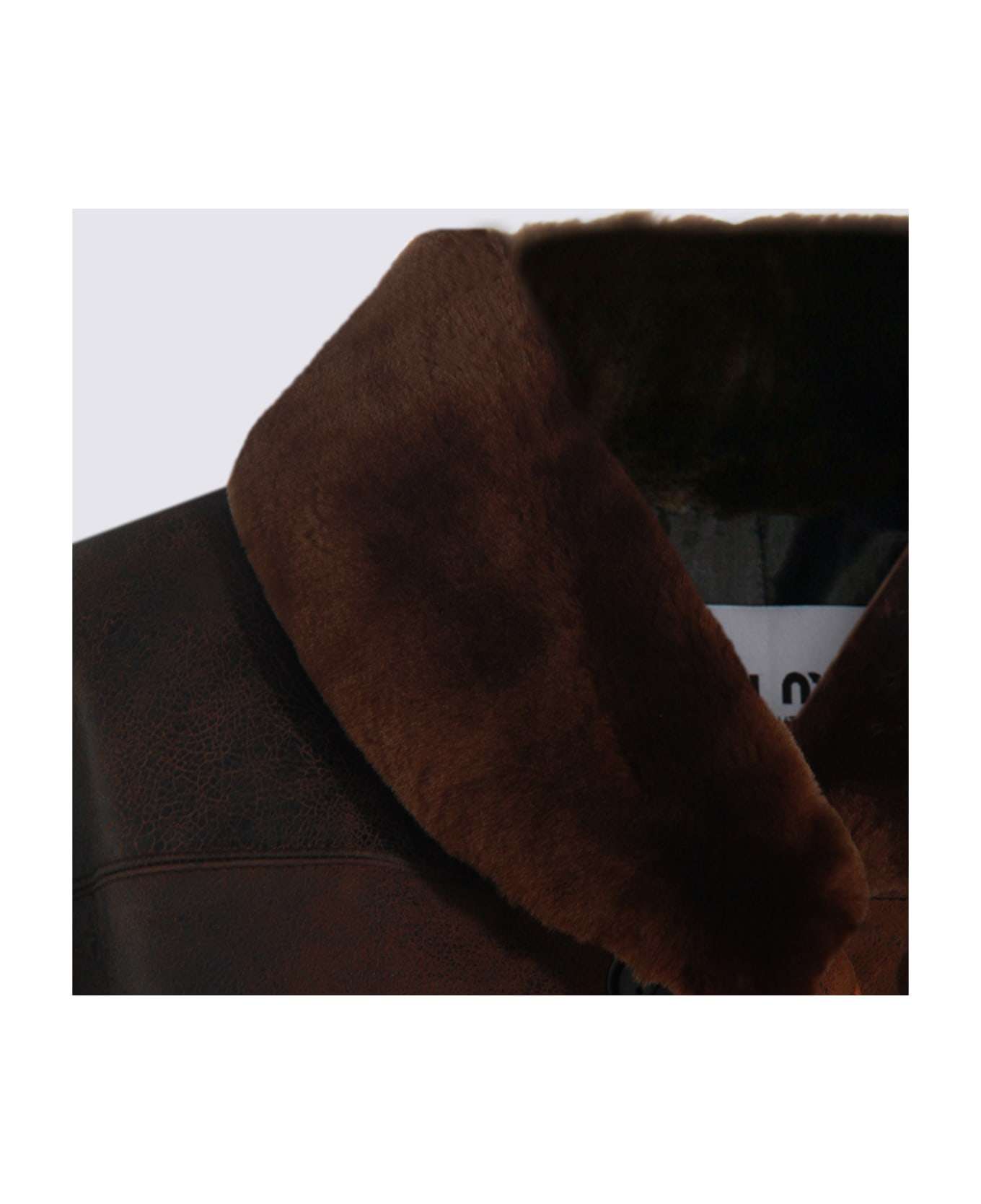 Miu Miu Brown Leather Jacket - Brandy