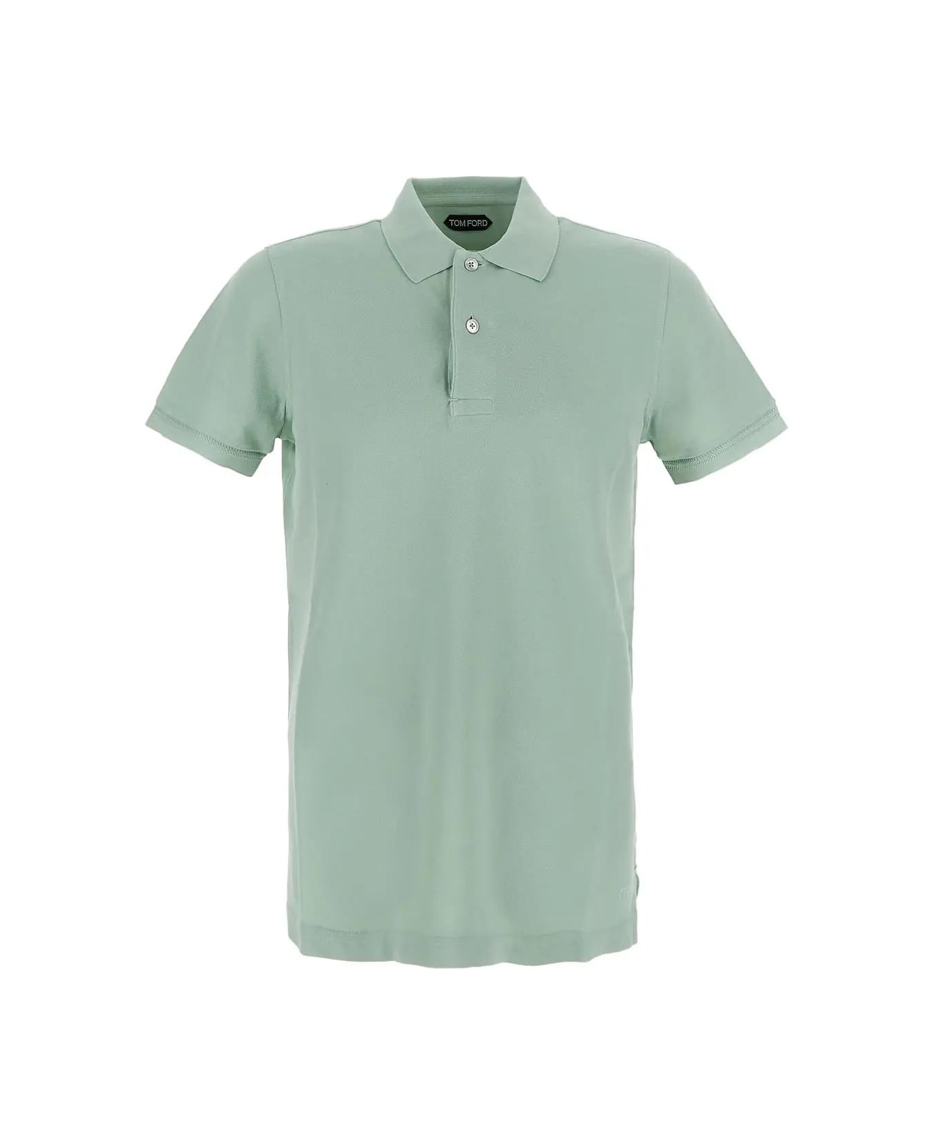 Tom Ford Cotton Polo - Pale mint