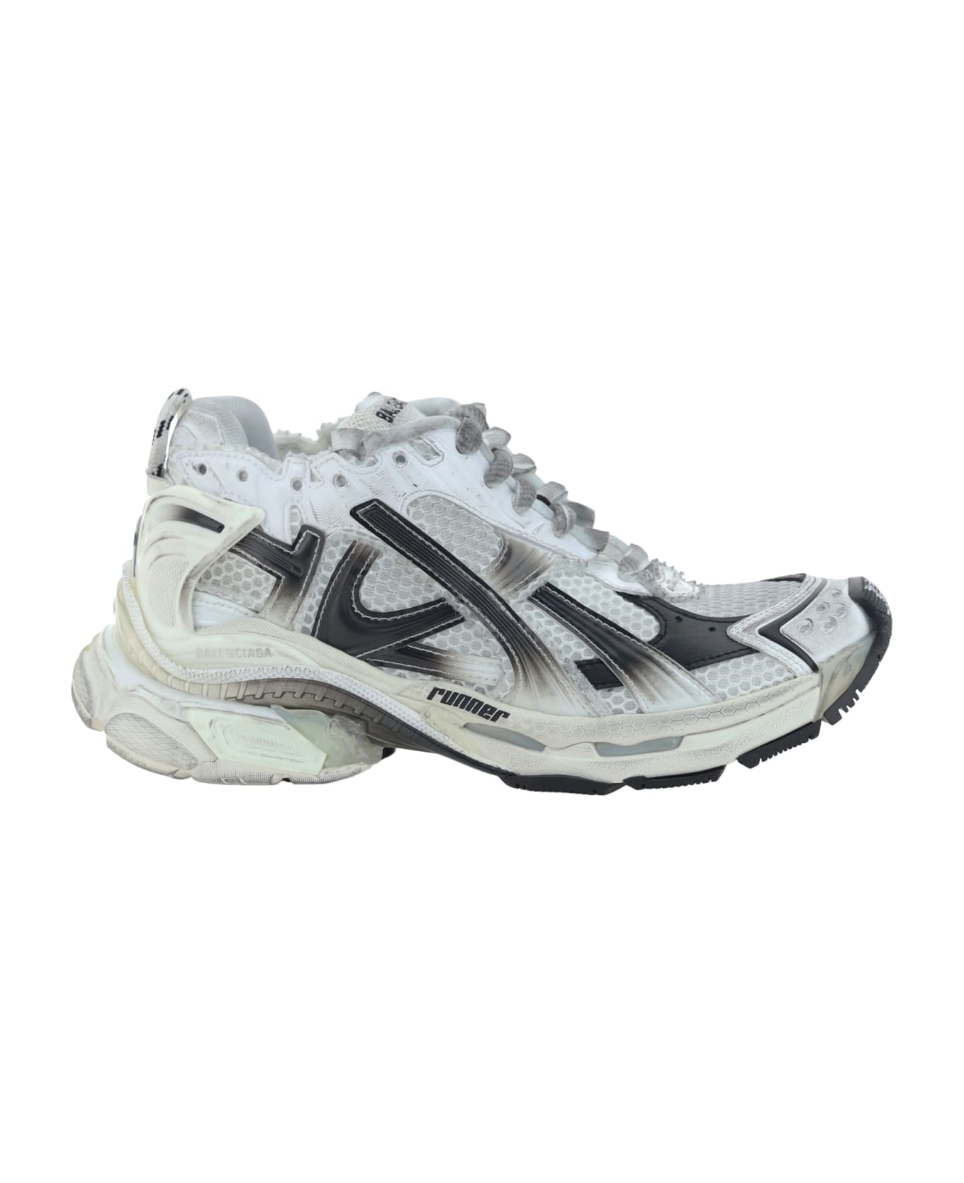 Balenciaga Multicolor Runner Sneakers - WHITEBLACK