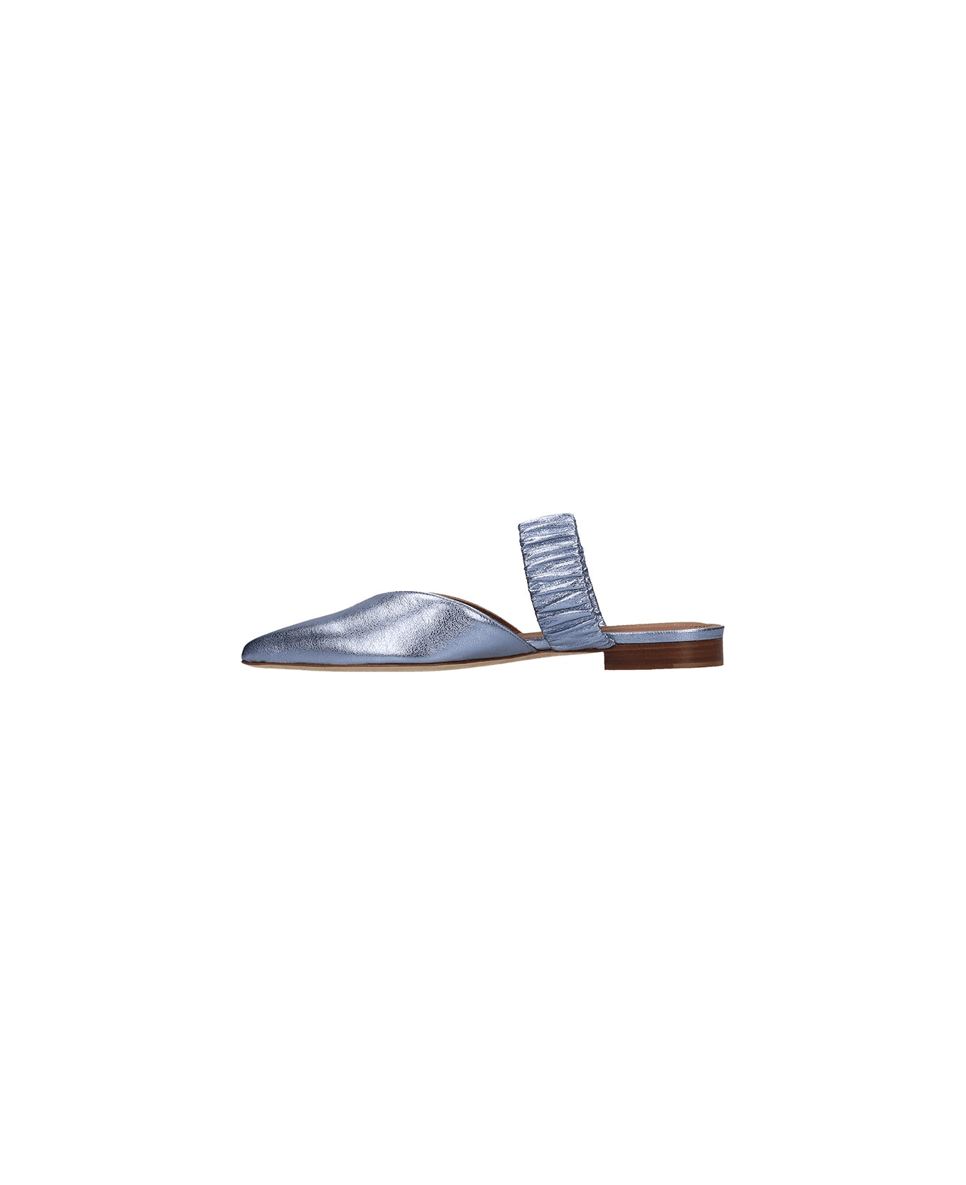 Malone Souliers Matilda Flat Loafers In Blue Leather - blue