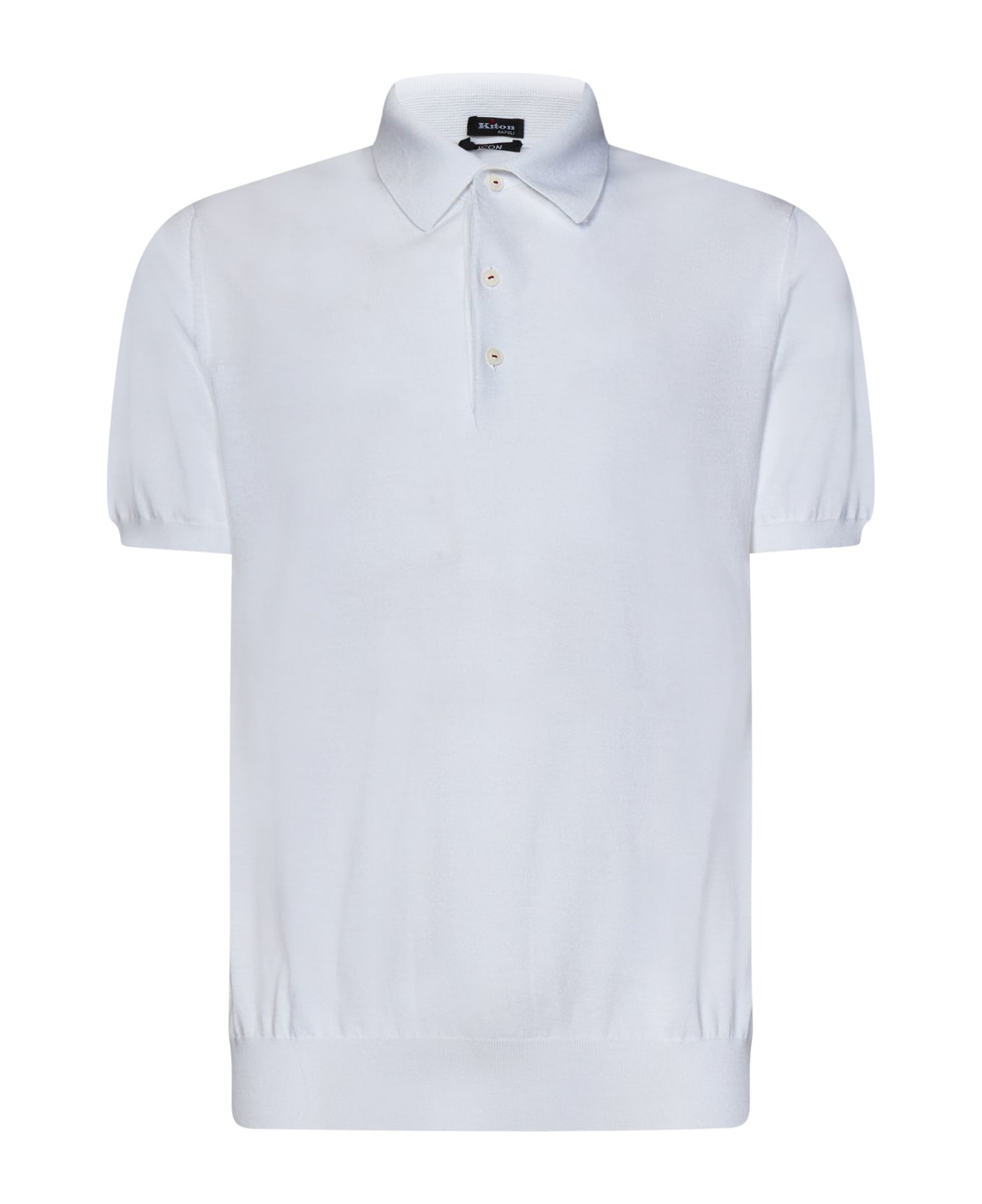 Kiton Icon Polo Shirt - White ポロシャツ