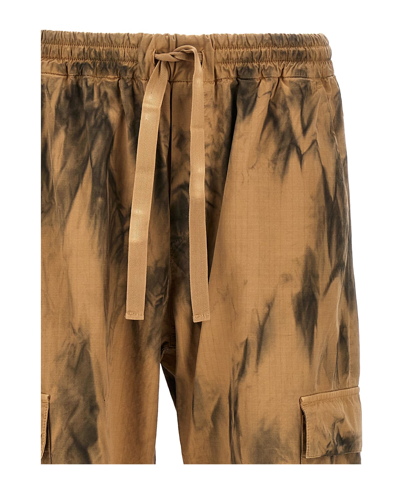 MSGM Dirty-effect Cargo Pants - Beige ボトムス