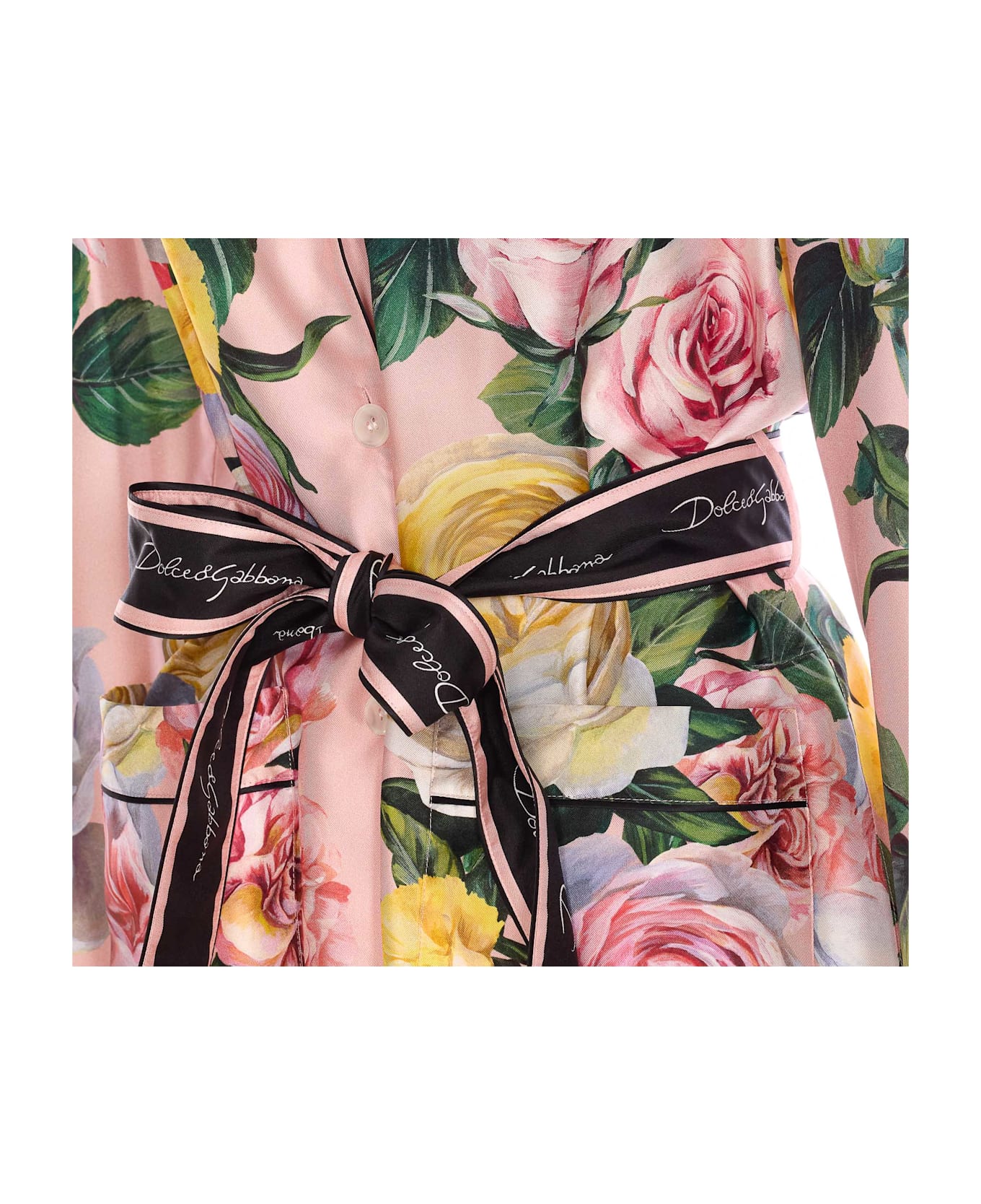 Dolce 
Gabbana Floral Shirt - Pink