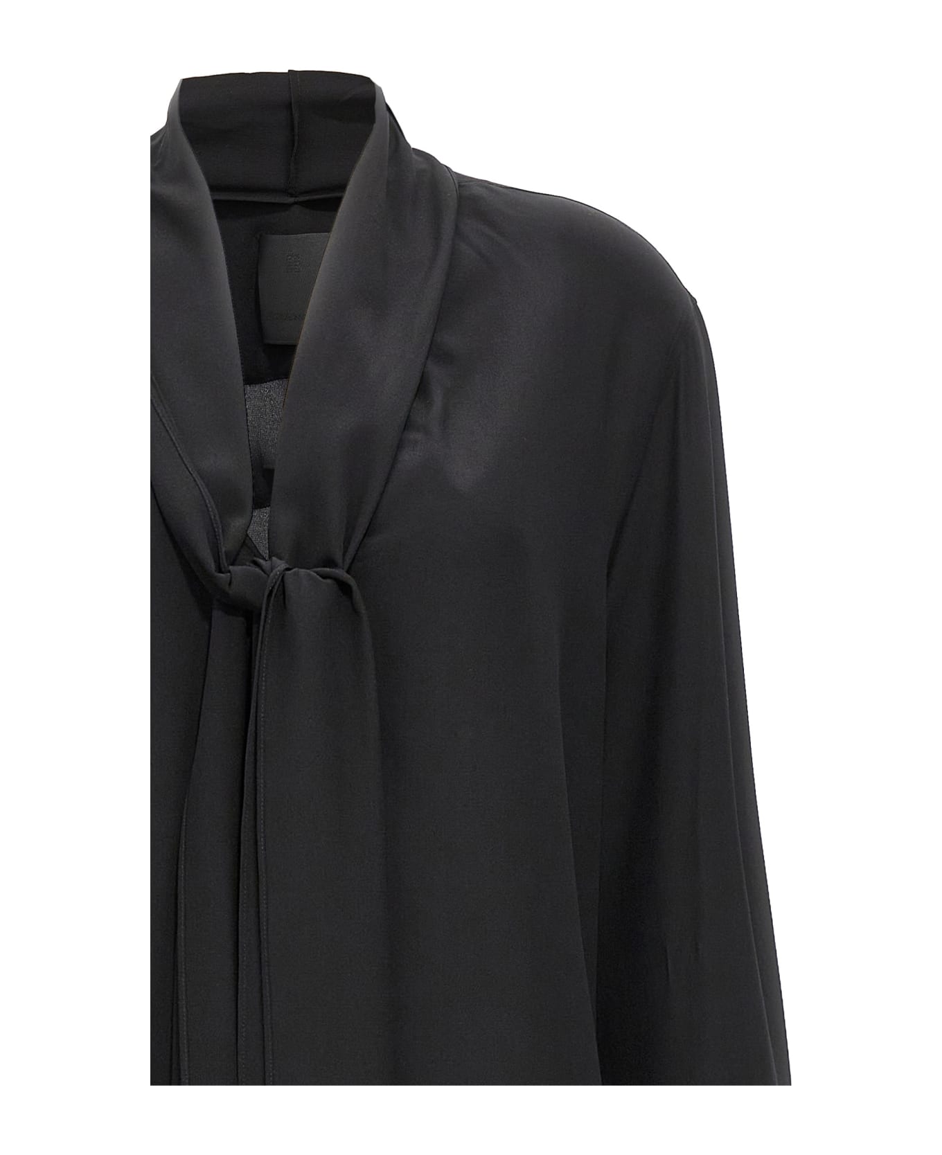 Givenchy V Lavalier Blouse - BLACK シャツ