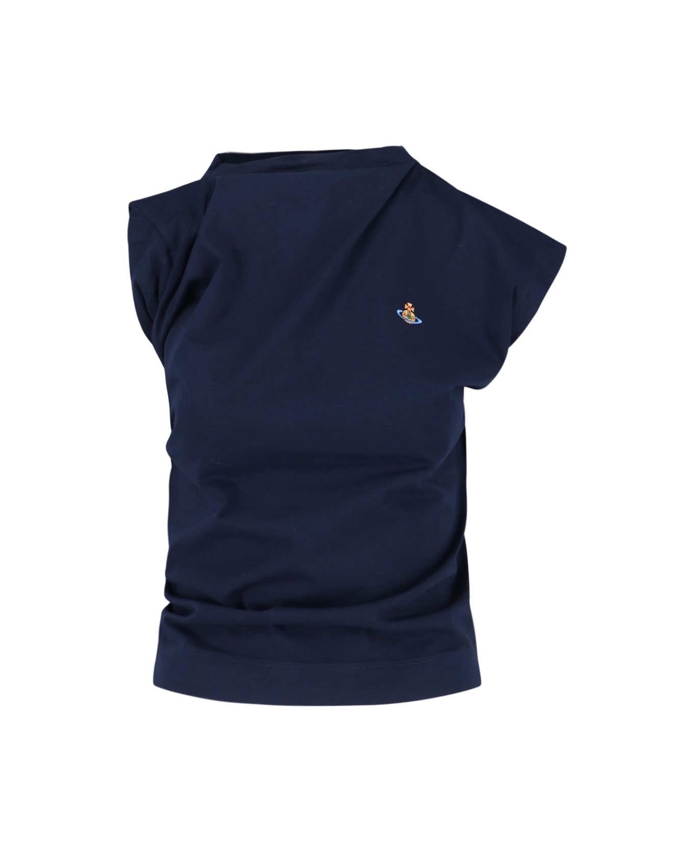 Vivienne Westwood 'hebo' Asymmetrical Top - Blue