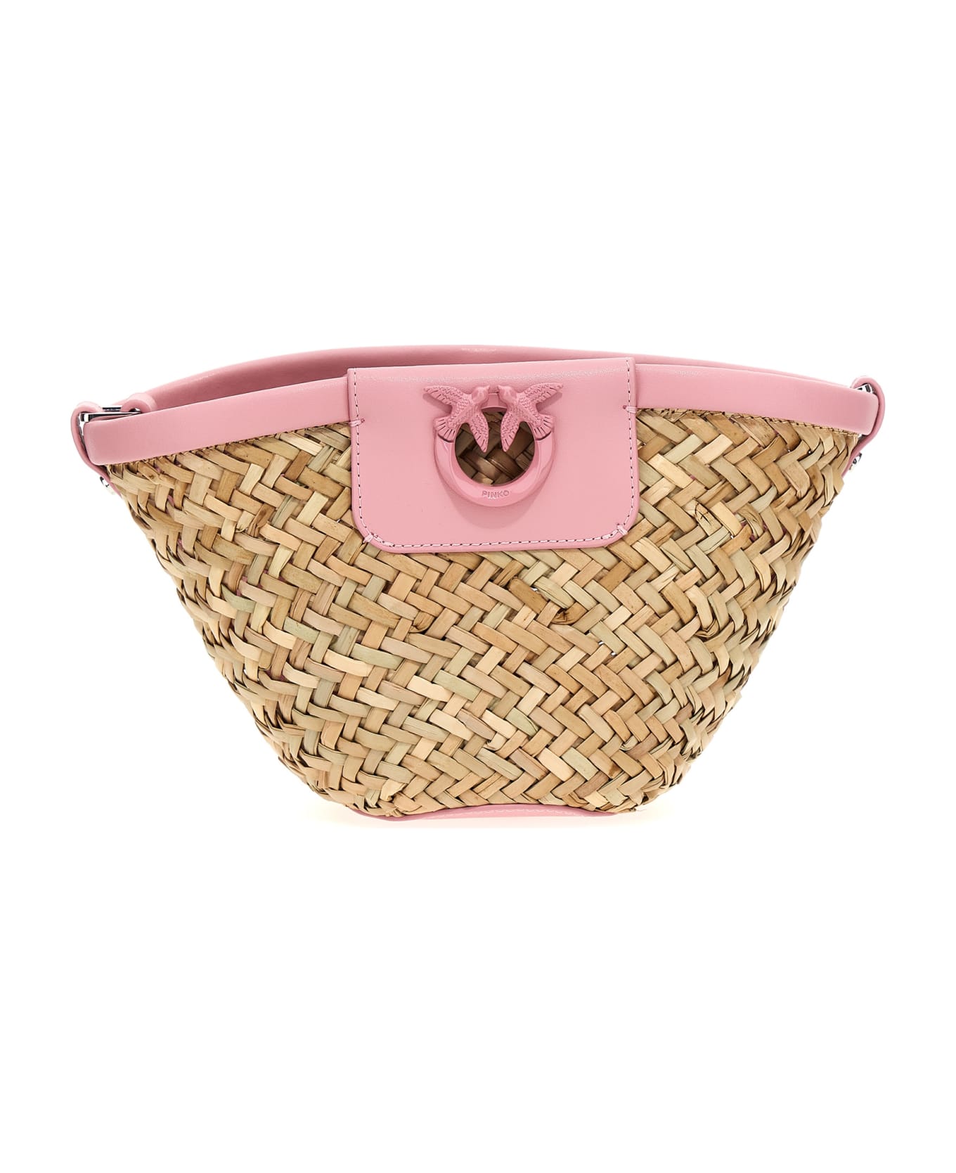 Pinko 'love Summer' Bucket Bag - Natural, pink