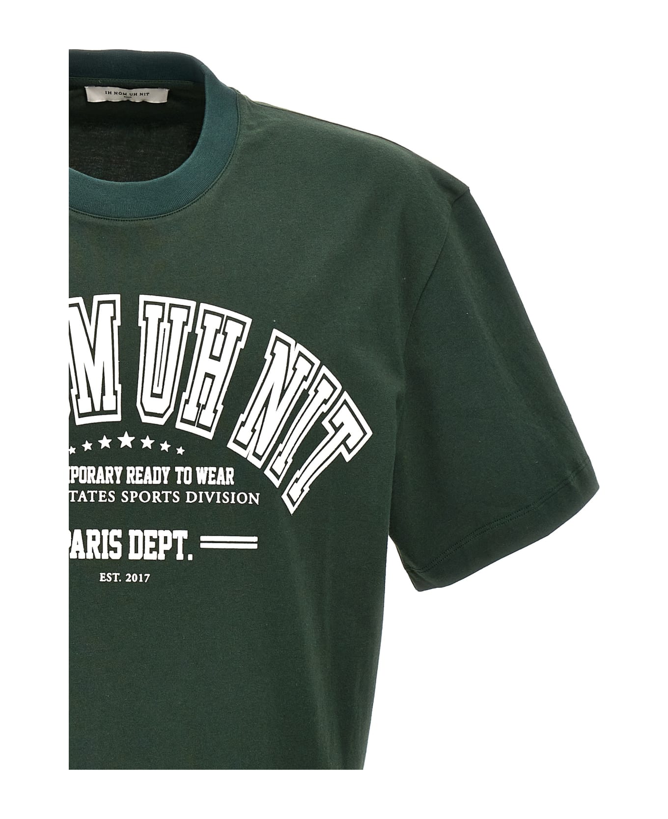 ih nom uh nit 'college' T-shirt - Green