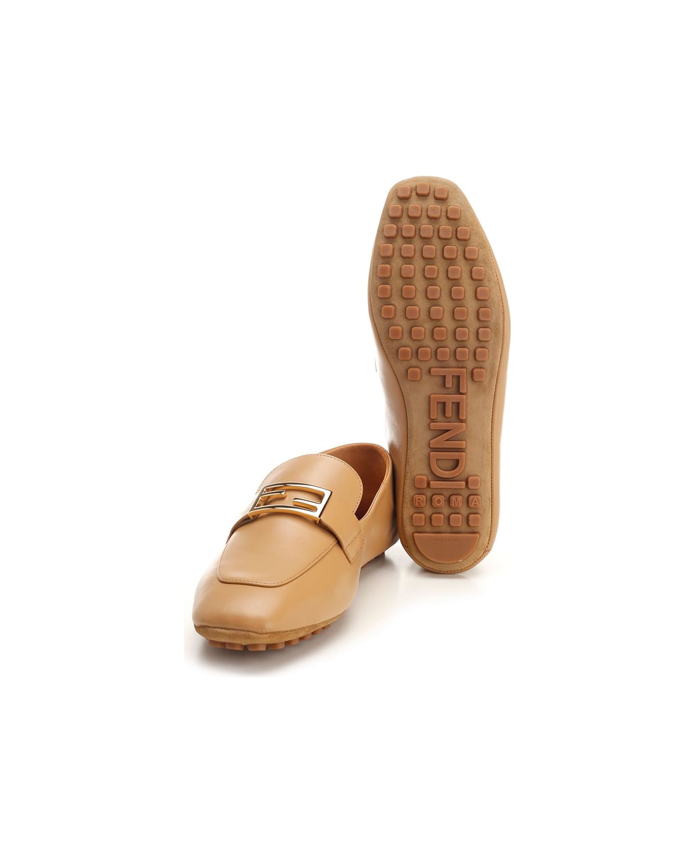 Fendi "baguette" Loafer - Beige