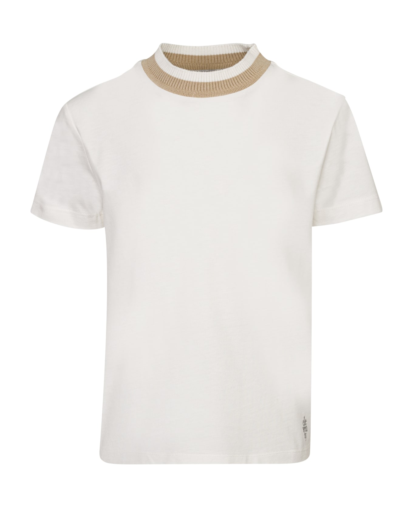 Eleventy T-shirt Con Logo - Cream