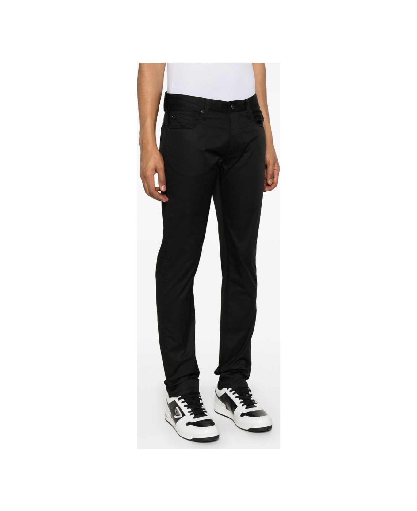 Emporio Armani Denim Cotton Jeans - Black