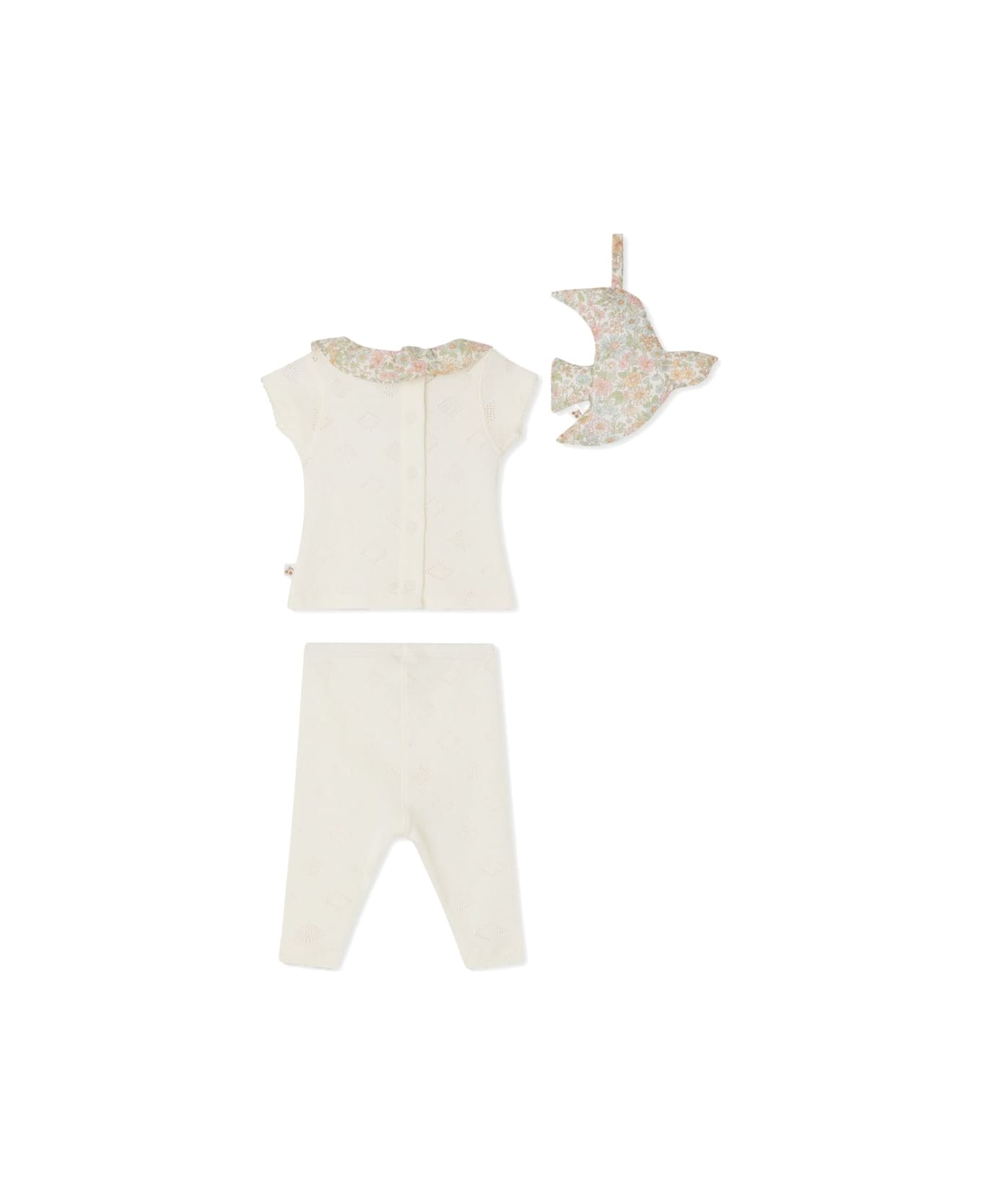 Bonpoint Night Set "daisie" - POWDER