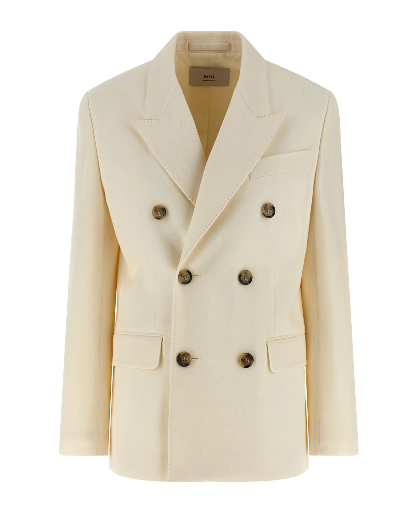 Ami Alexandre Mattiussi Wool Blazer - White
