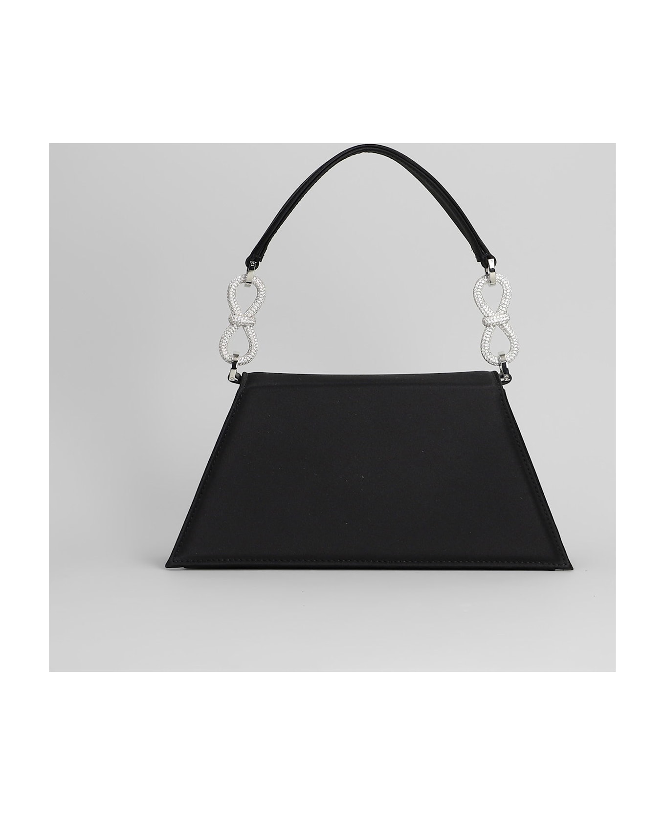 Mach 
Mach Samantha Shoulder Bag In Black Silk - black