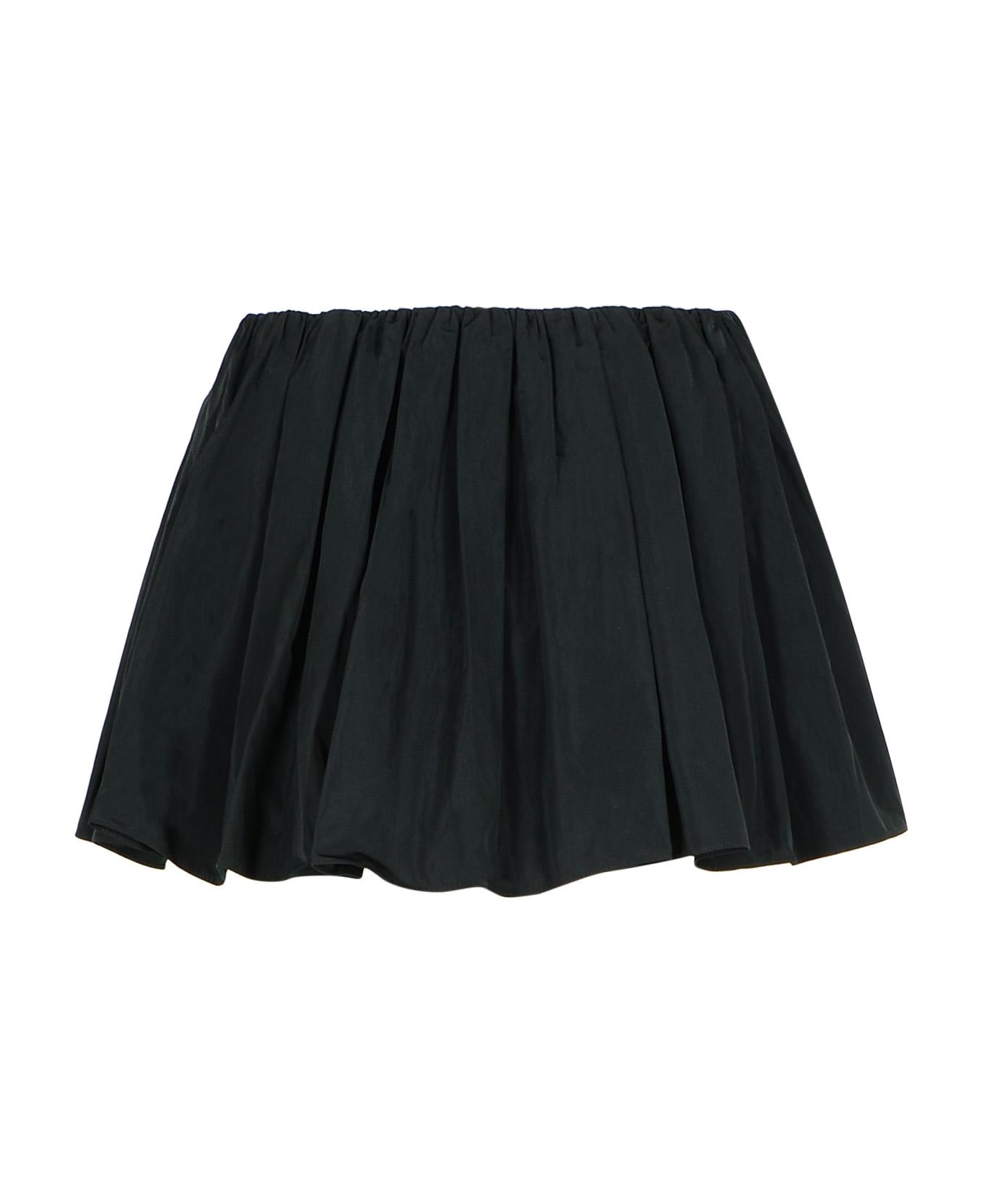 J.W. Anderson Black Polyester Shorts Skirt - Black