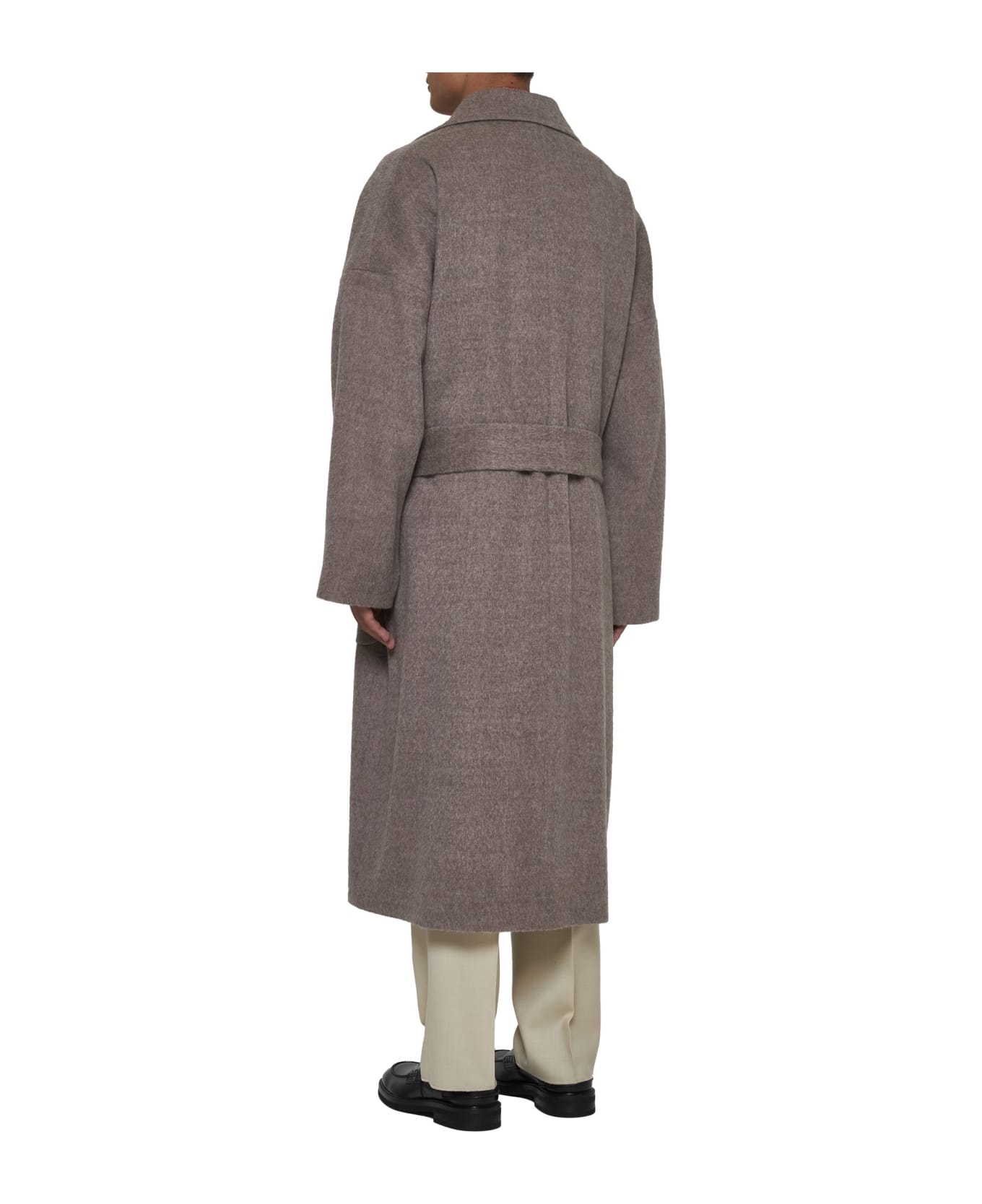 Etro Single-breasted Wool Coat - Dove Grey
