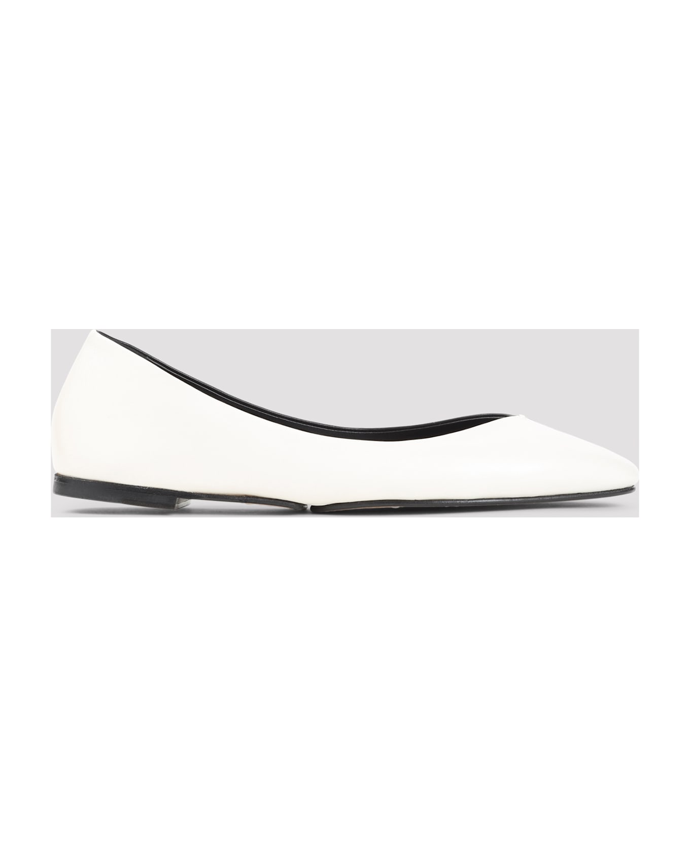 Jacquemus Ovalo Ballerinas - Fh Black White