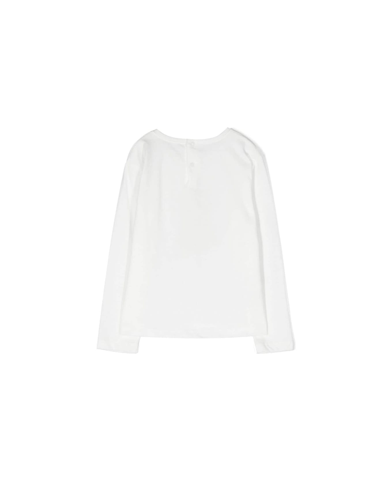 Il Gufo Ml Print T-shirt - WHITE Tシャツ＆ポロシャツ