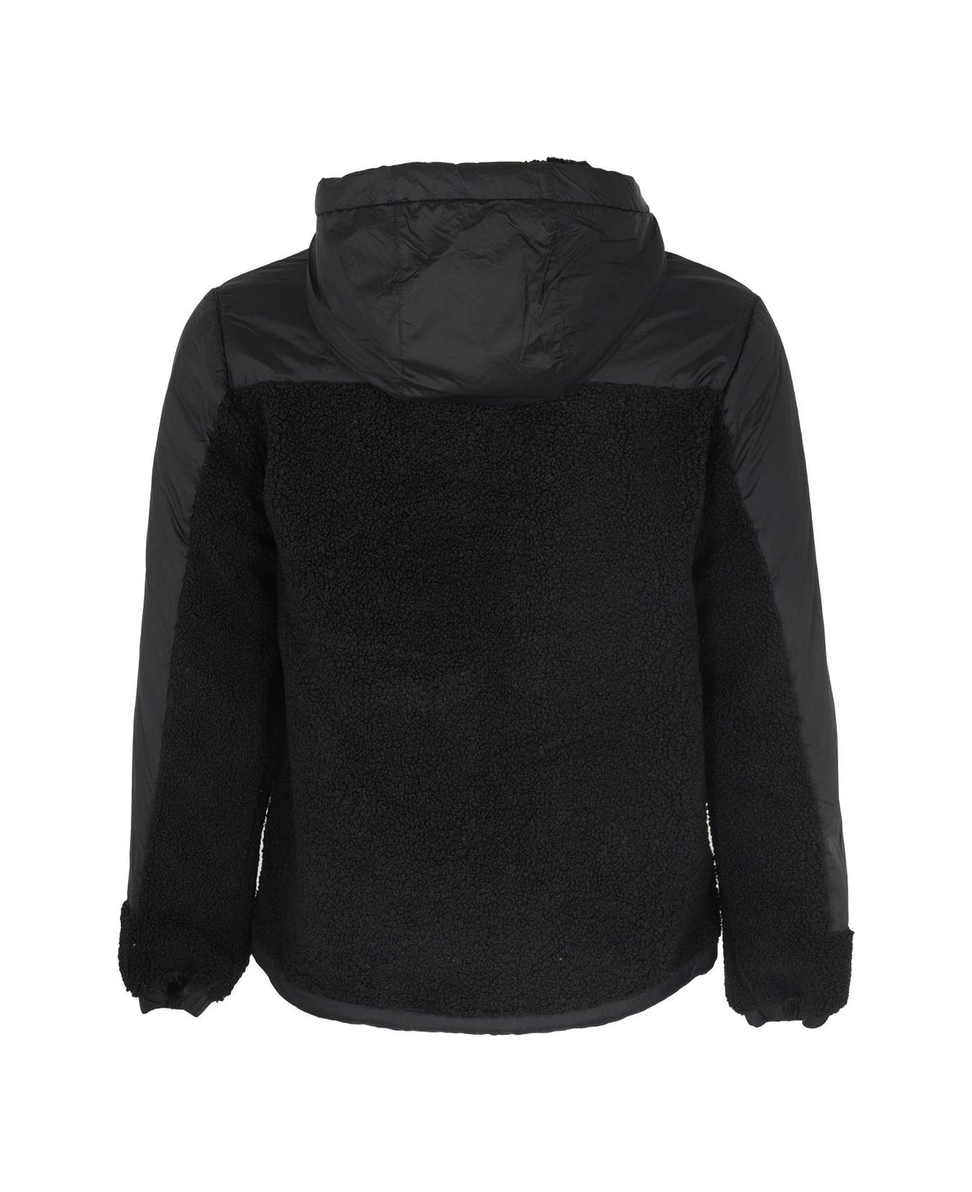 K-Way Le Vrai 3.0 Neige Orsetto Hooded Sweatshirt K-Way - BLACK