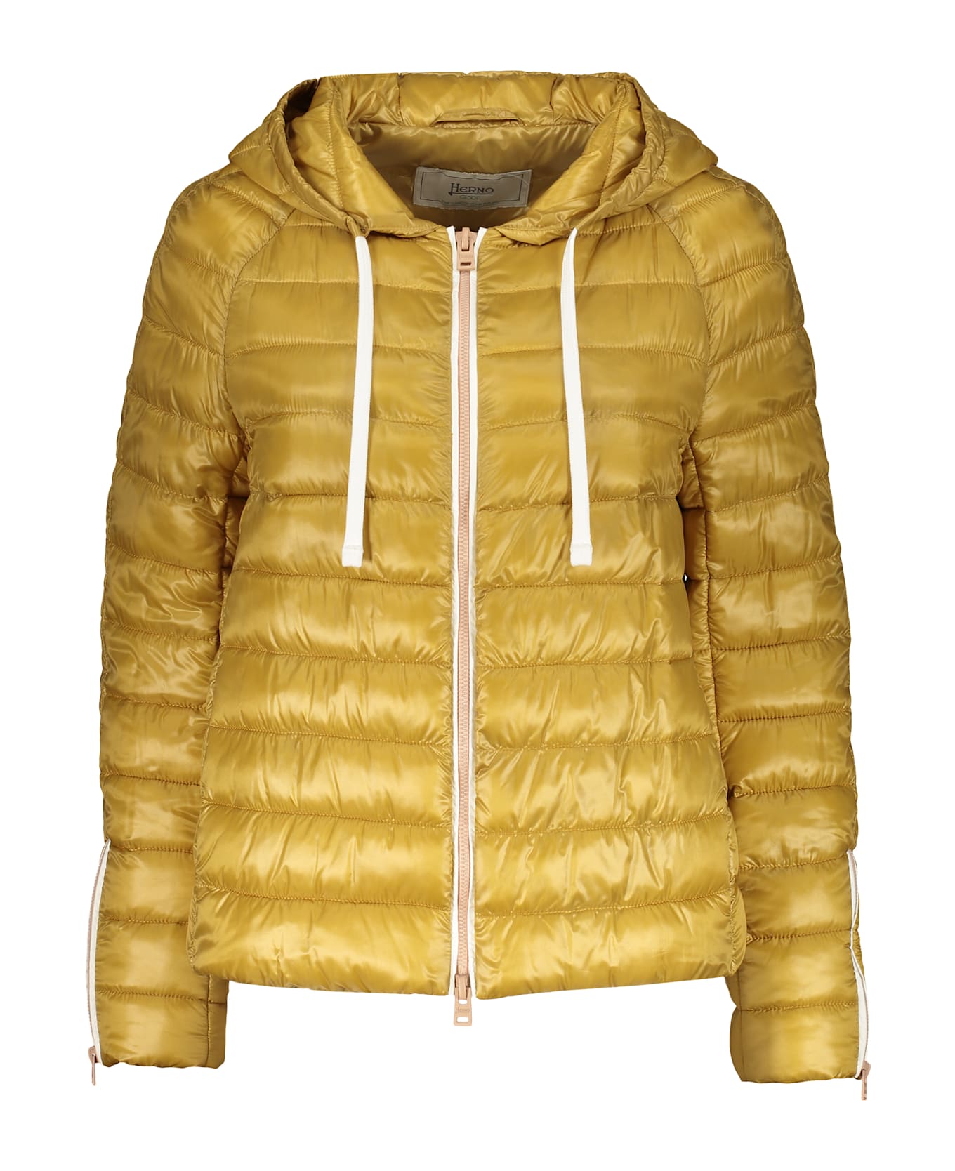 Herno Short Down Jacket - Mustard
