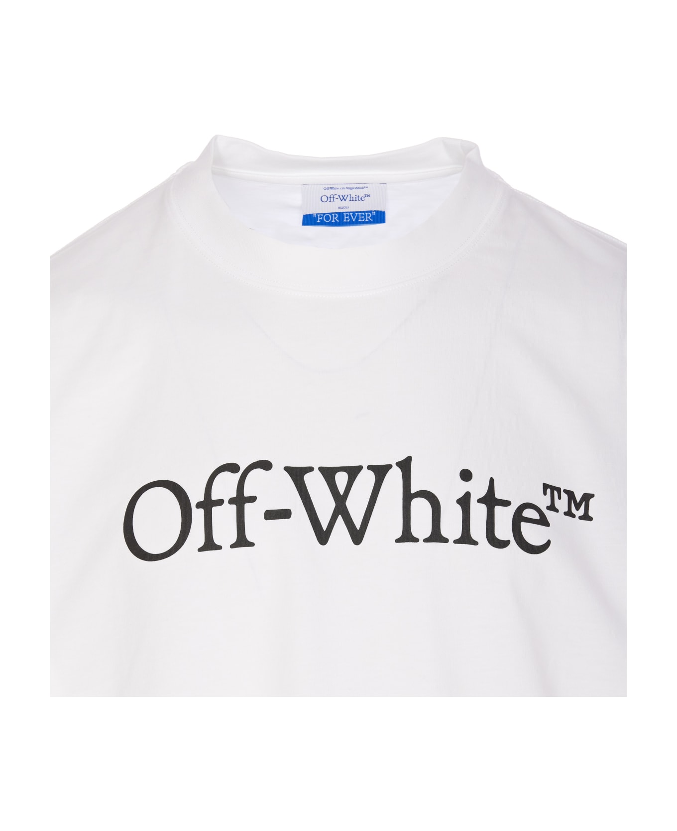 Off-White Logo Skate T-shirt - WHITE BLACK