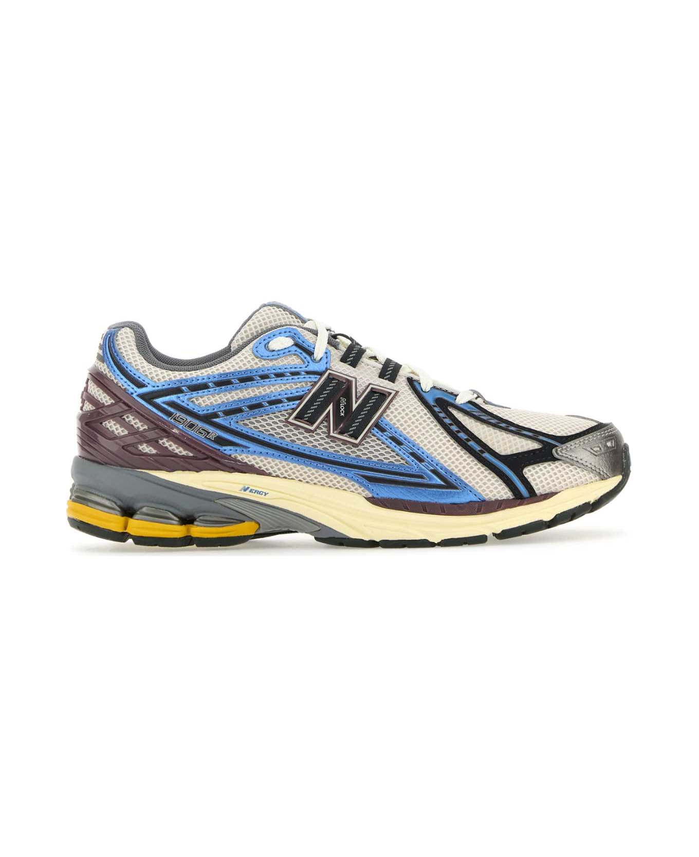 New Balance MultiPink Rubber And Mesh 1906r Sneakers - BLUE