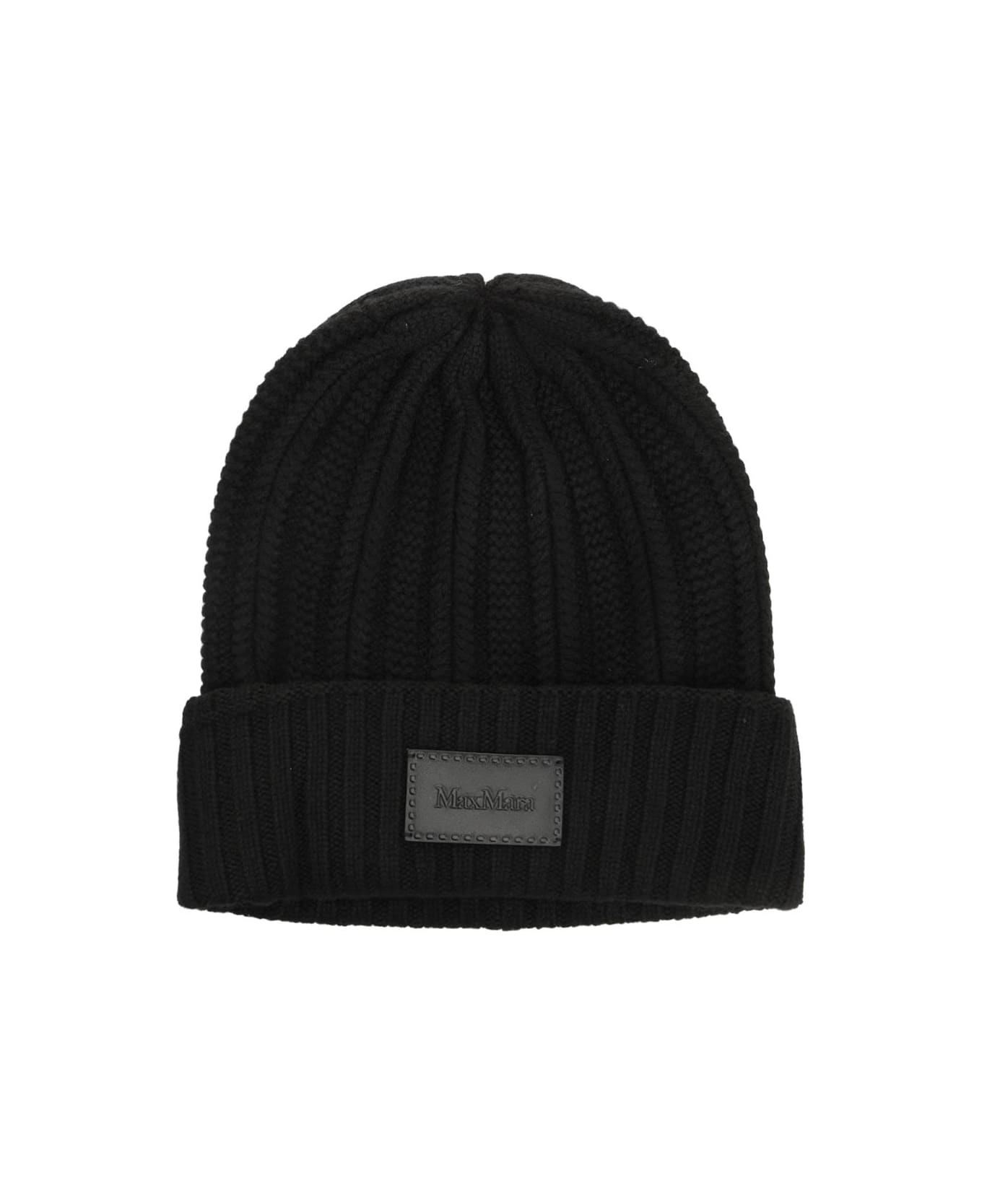 Max Mara Cashmere Hat - BLACK