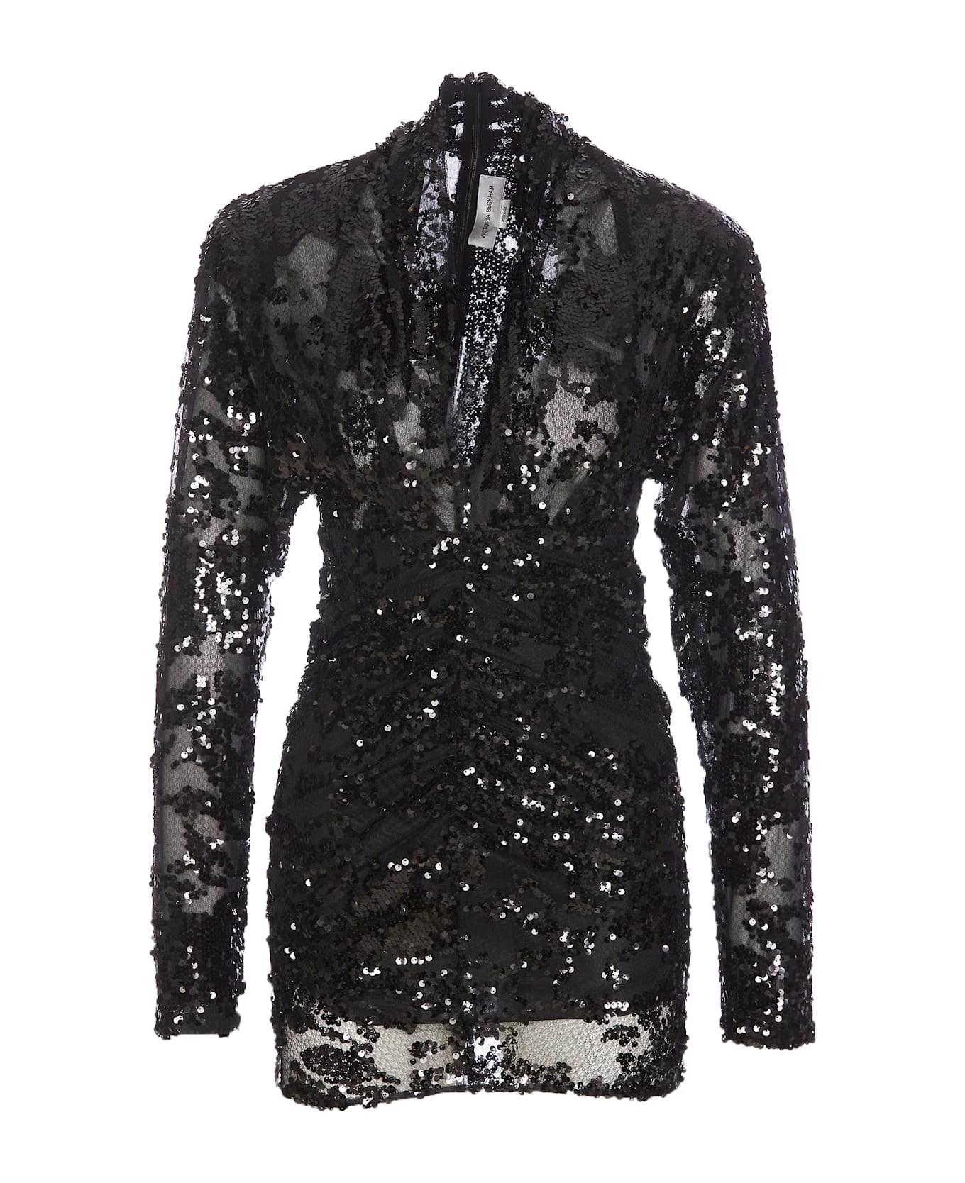 Victoria Beckham Sequins Dress - Black