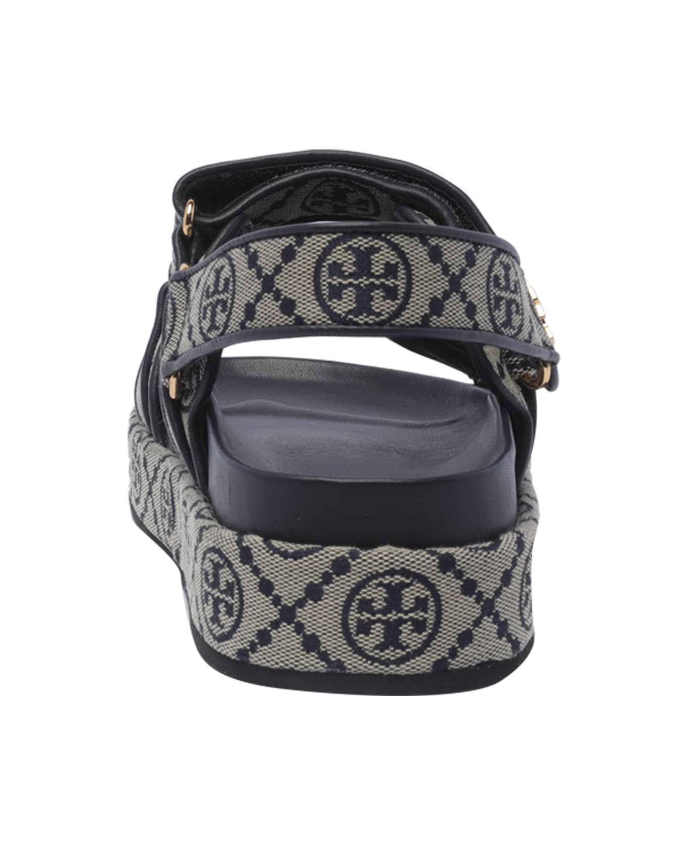 Tory Burch Kira Fabric Platform Sandals - Blue