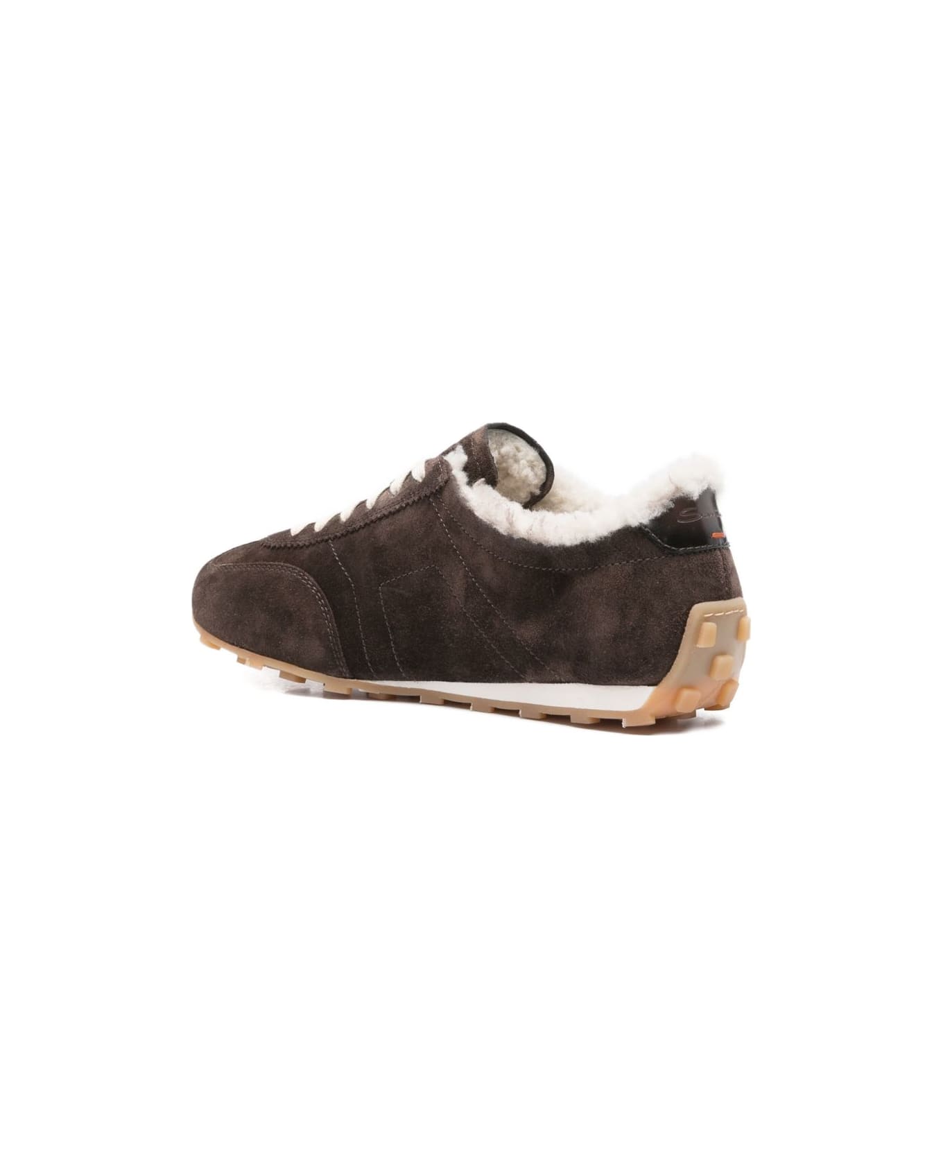 Santoni Lace-up Sneakers - Brown