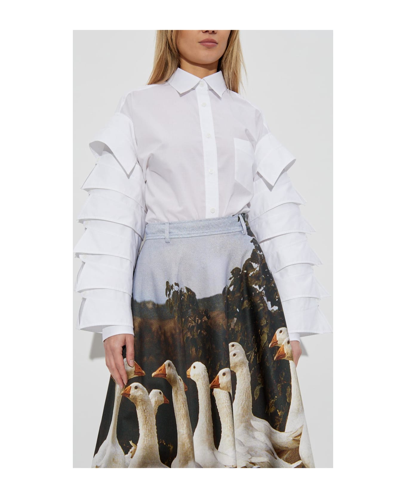 Moschino Shirt With Pocket - WHITE