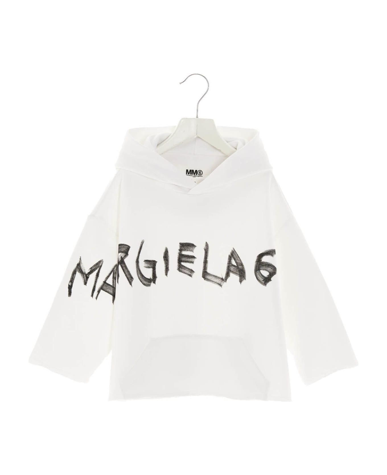 MM6 Maison Margiela Logo Print Hoodie - M6100 ニットウェア＆スウェットシャツ