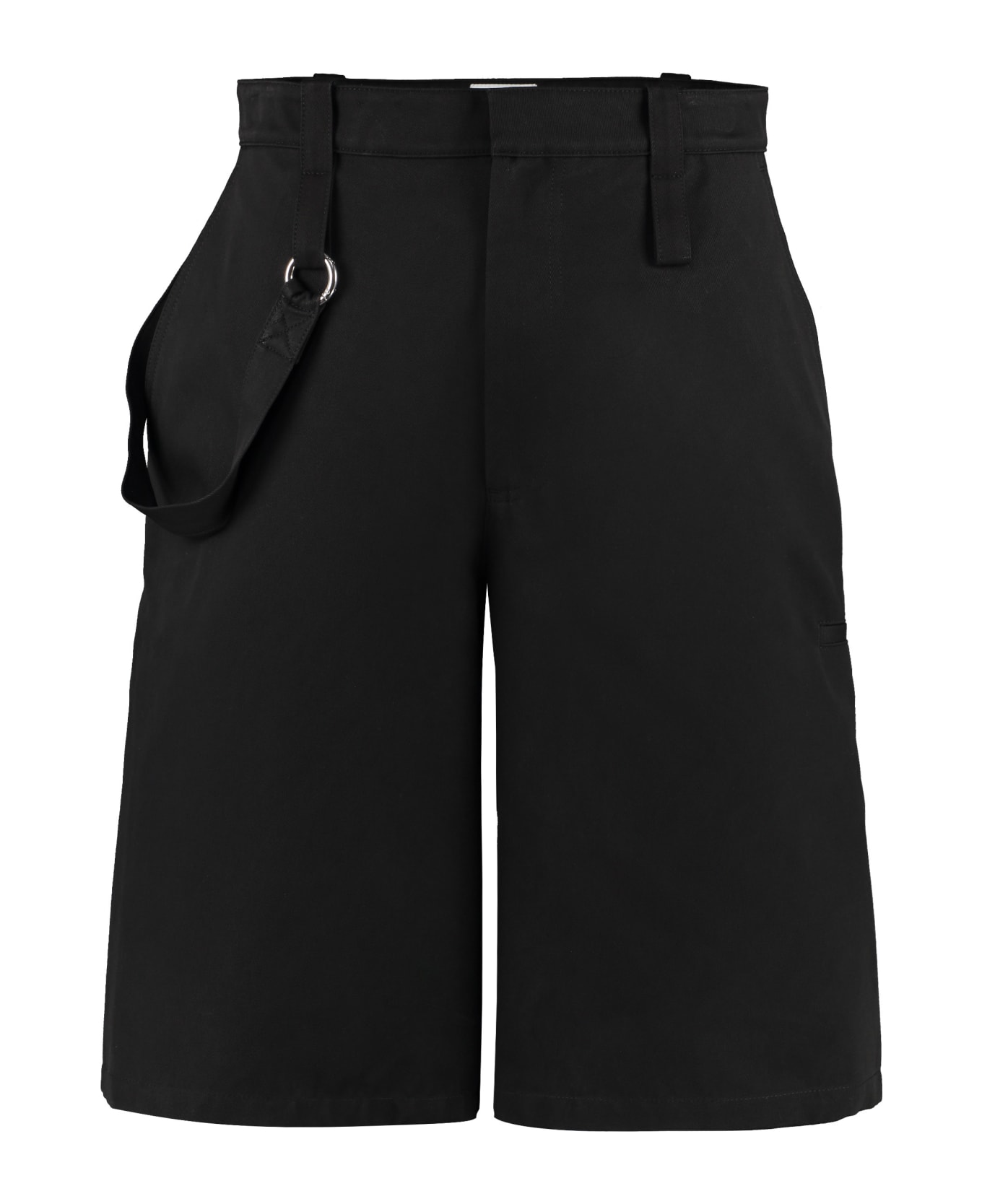 Bottega Veneta Cotton Bermuda Shorts - Black