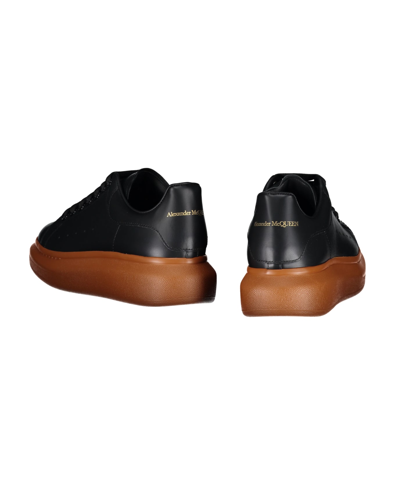 Alexander McQueen Larry Leather Sneakers - black スニーカー