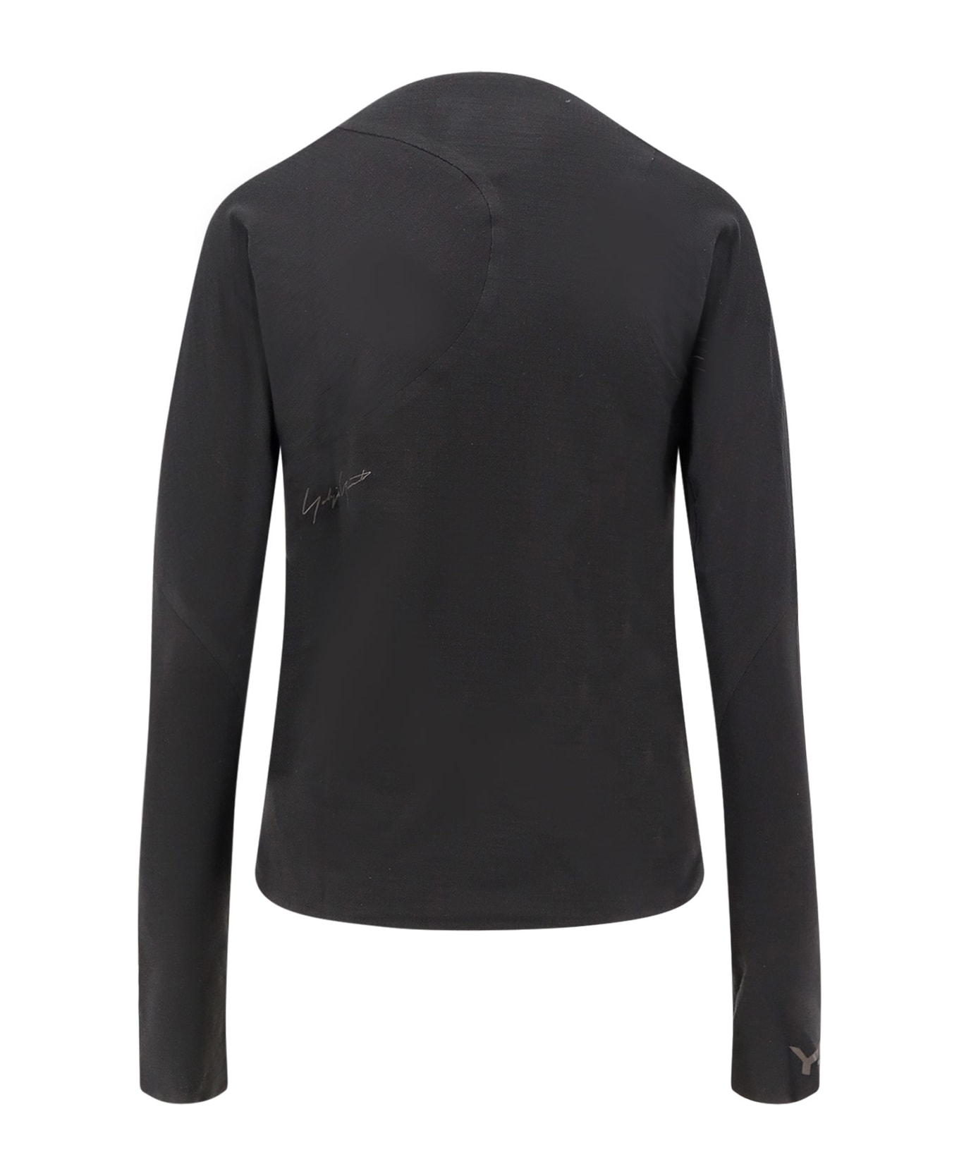 Y-3 W Run Ls Techical Fabric T-shirt - Black