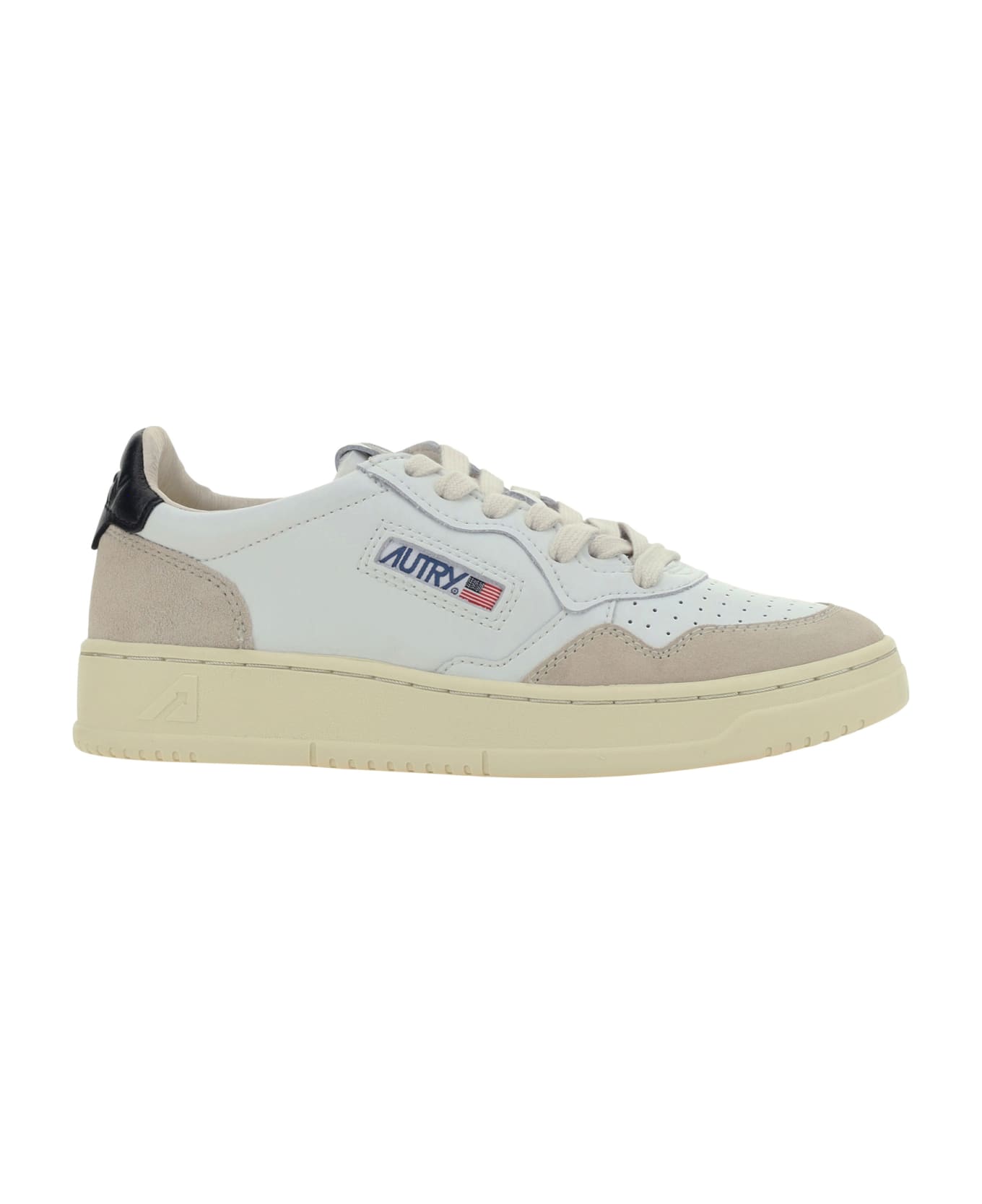 Autry Medalist Low Sneakers - Wht/blk