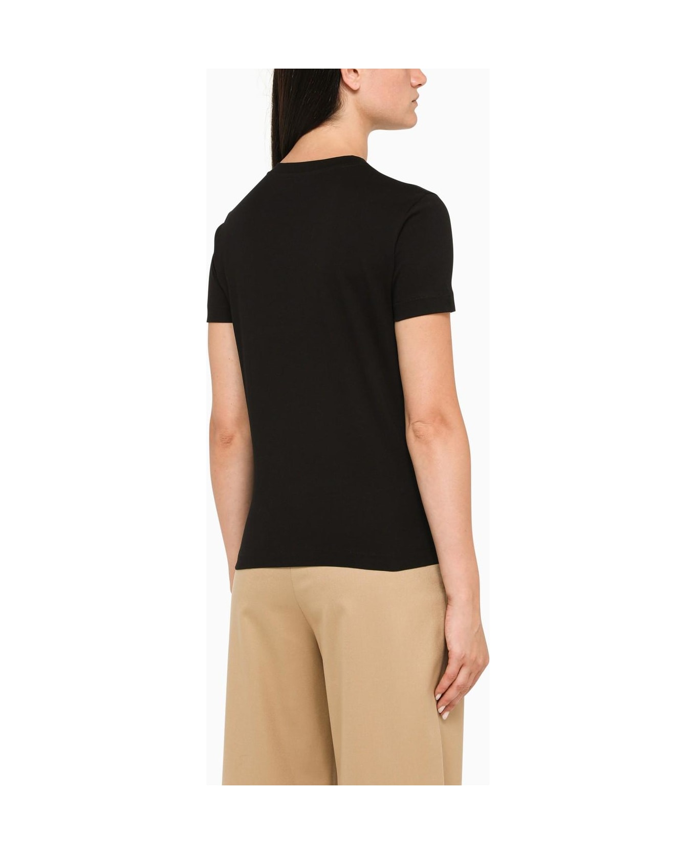 Stella McCartney Front Logo-print T-shirt In Black - Black Tシャツ