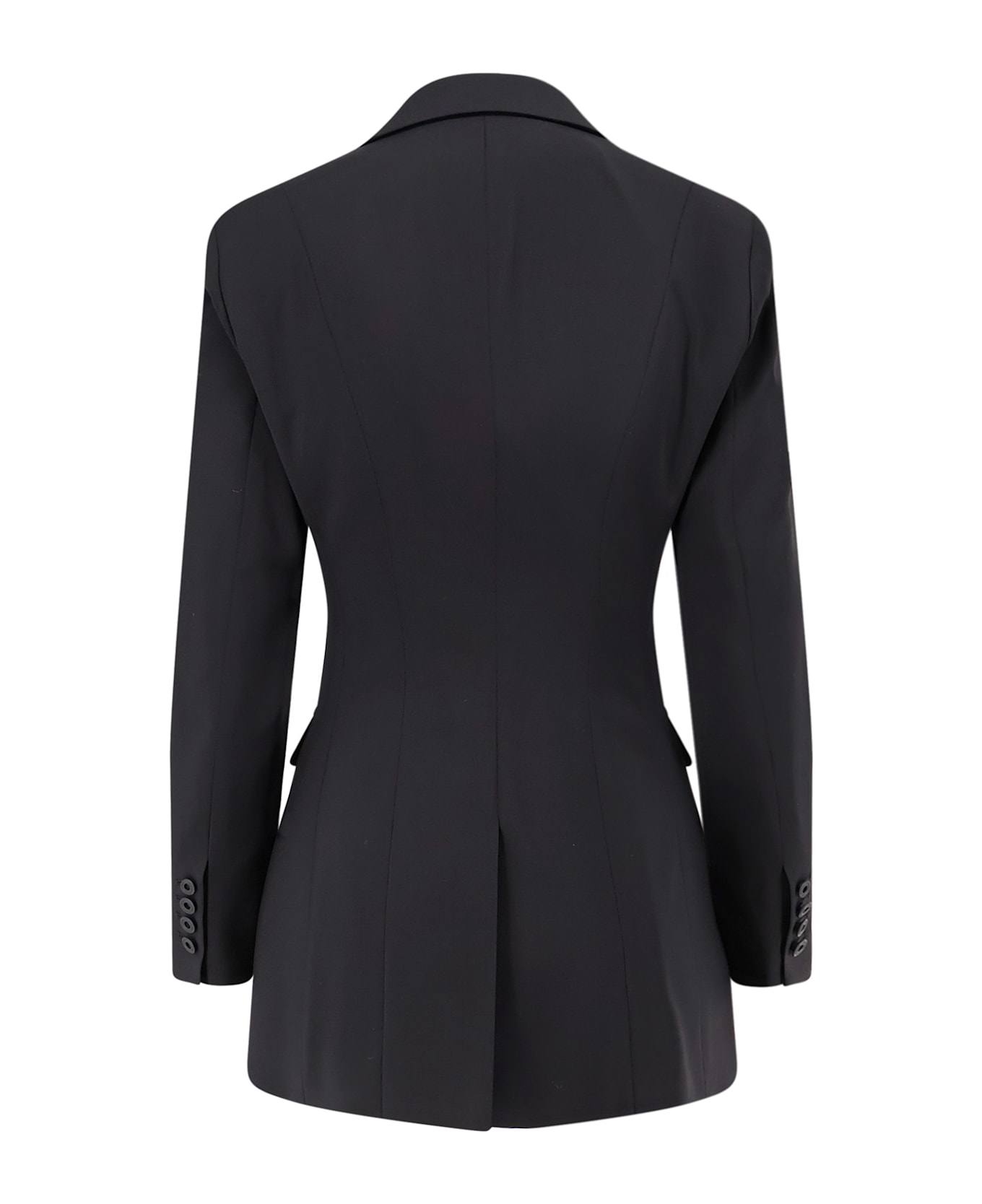 Pence Isabella Virgin Wool Blazer - Black
