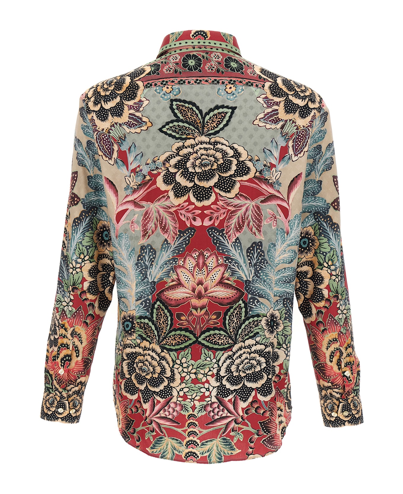 Etro Flower And Foliage Shirt - Multicolor
