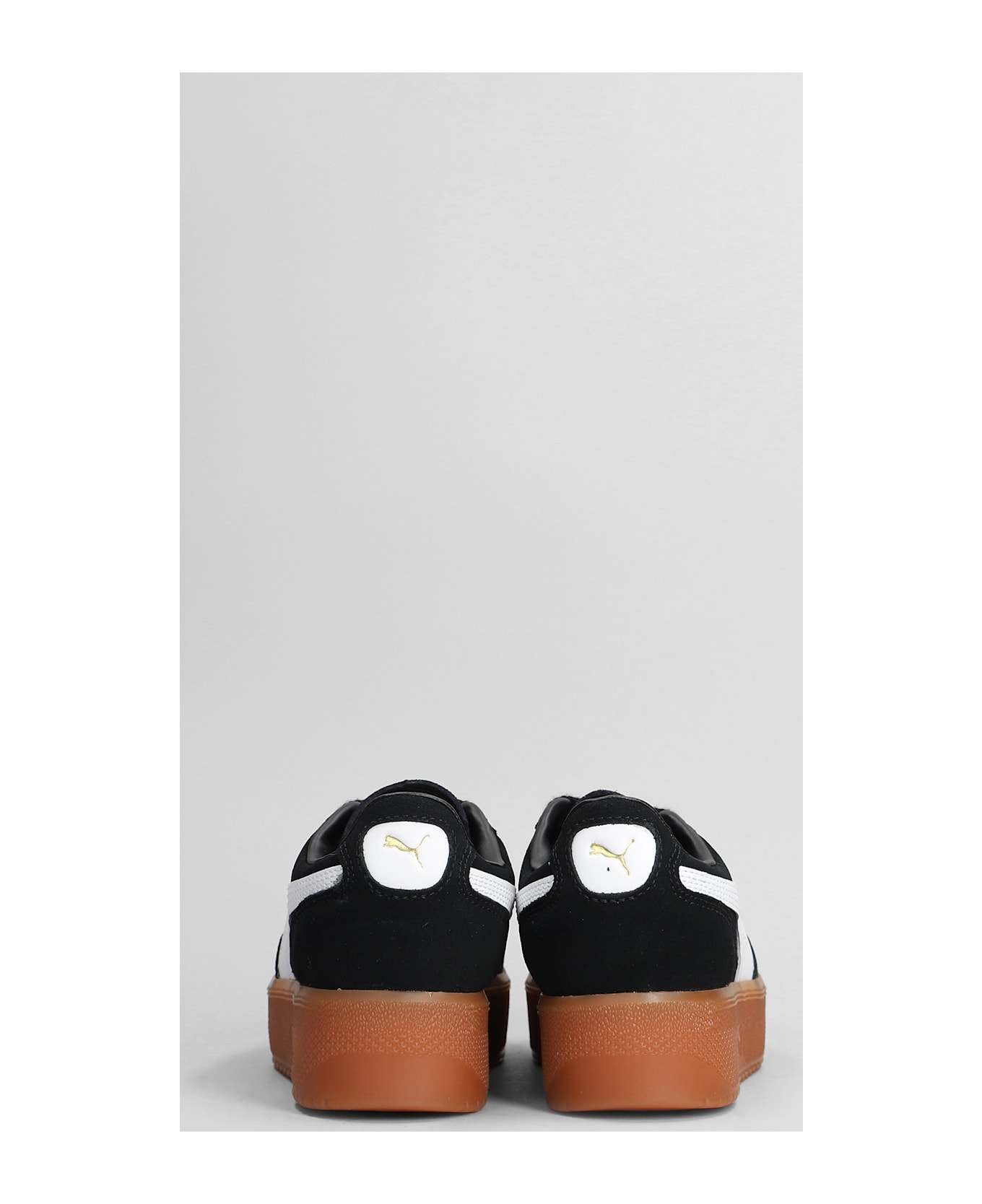 Puma Palermo Elevata Wns Sneakers In Black Suede - black